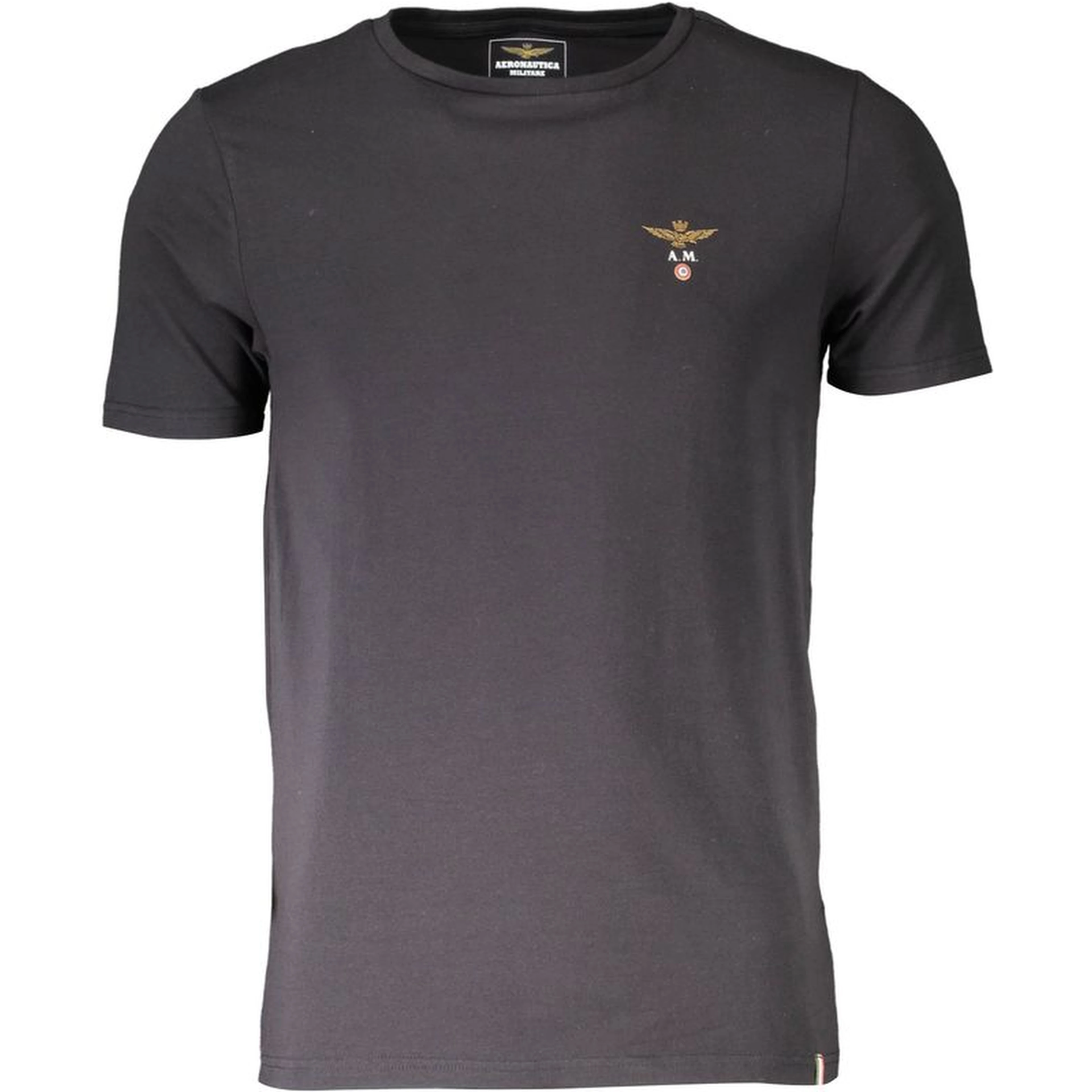 Black Cotton Men's T-Shirt