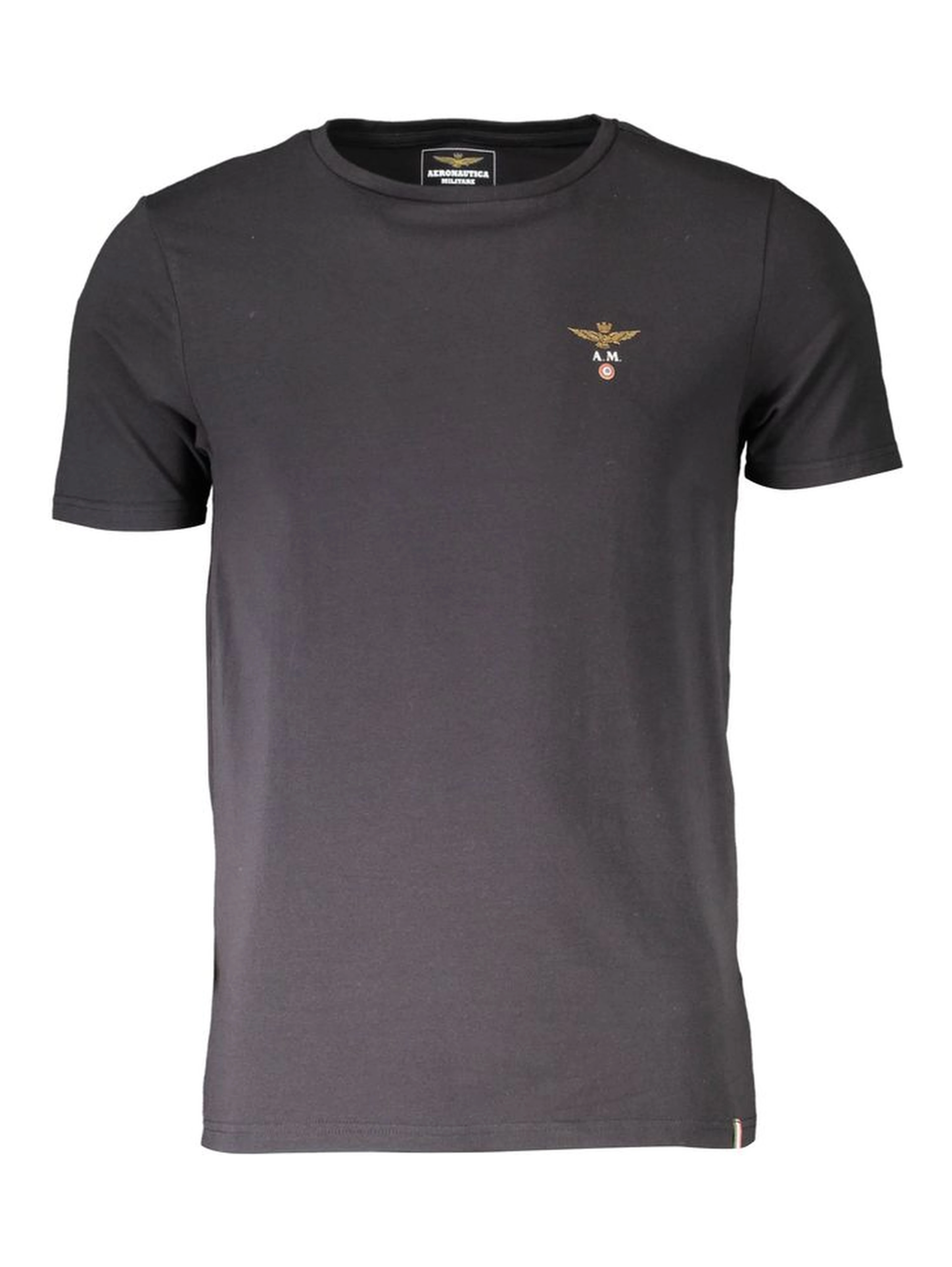 Black Cotton Men's T-Shirt