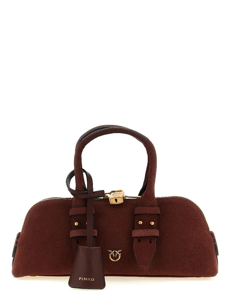 Bordeaux Cowhide Shoulder Bag