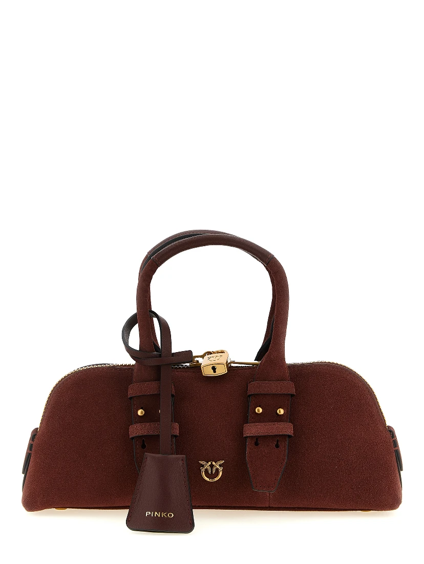 Bordeaux Cowhide Shoulder Bag