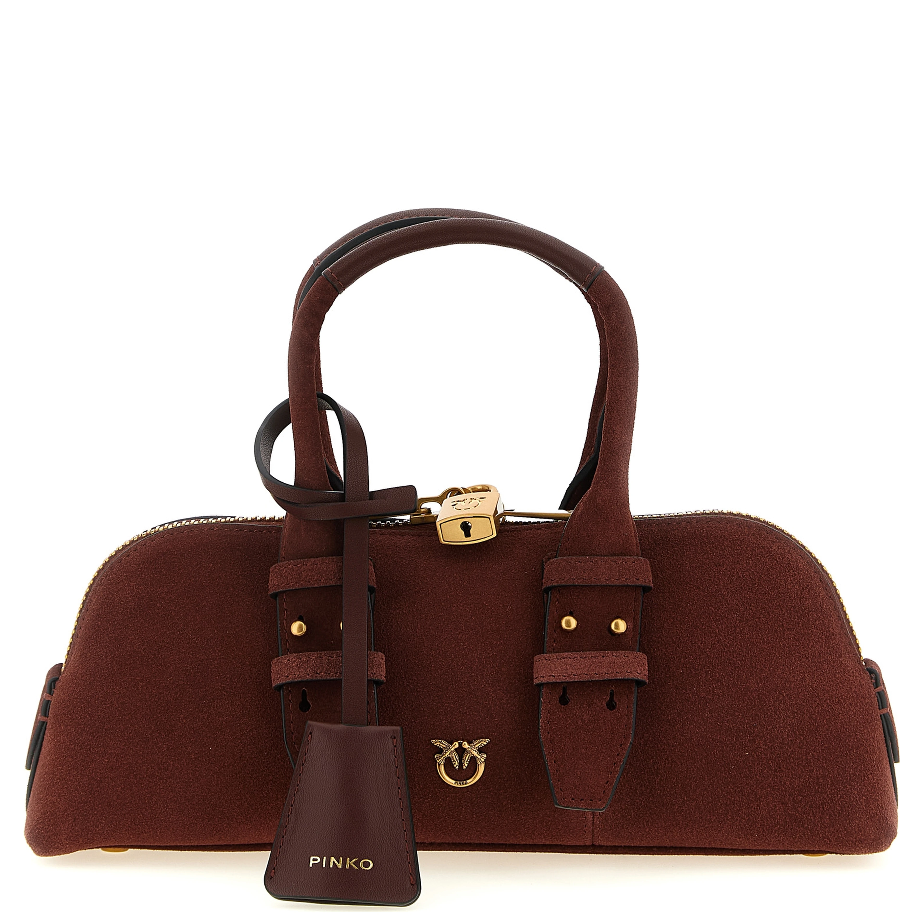 Bordeaux Cowhide Shoulder Bag
