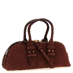 Bordeaux Cowhide Shoulder Bag