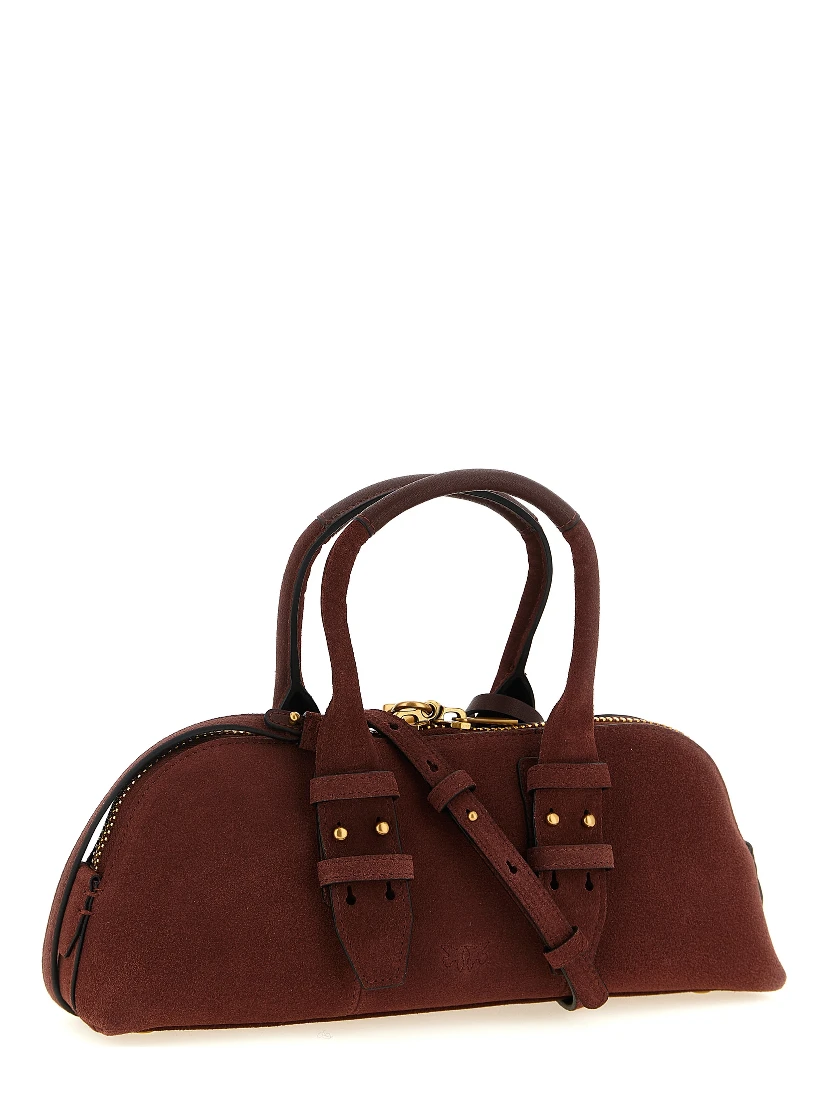Bordeaux Cowhide Shoulder Bag