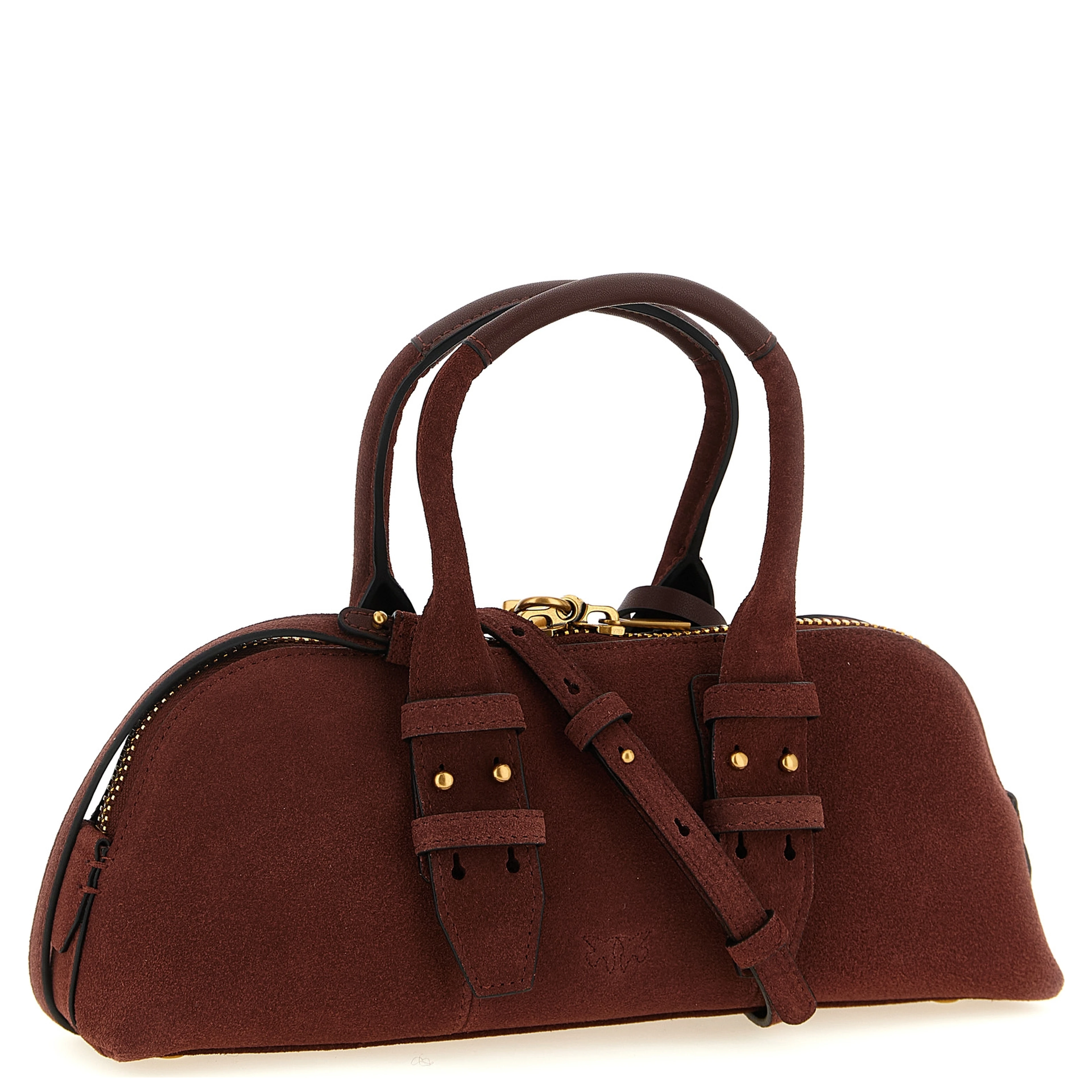 Bordeaux Cowhide Shoulder Bag