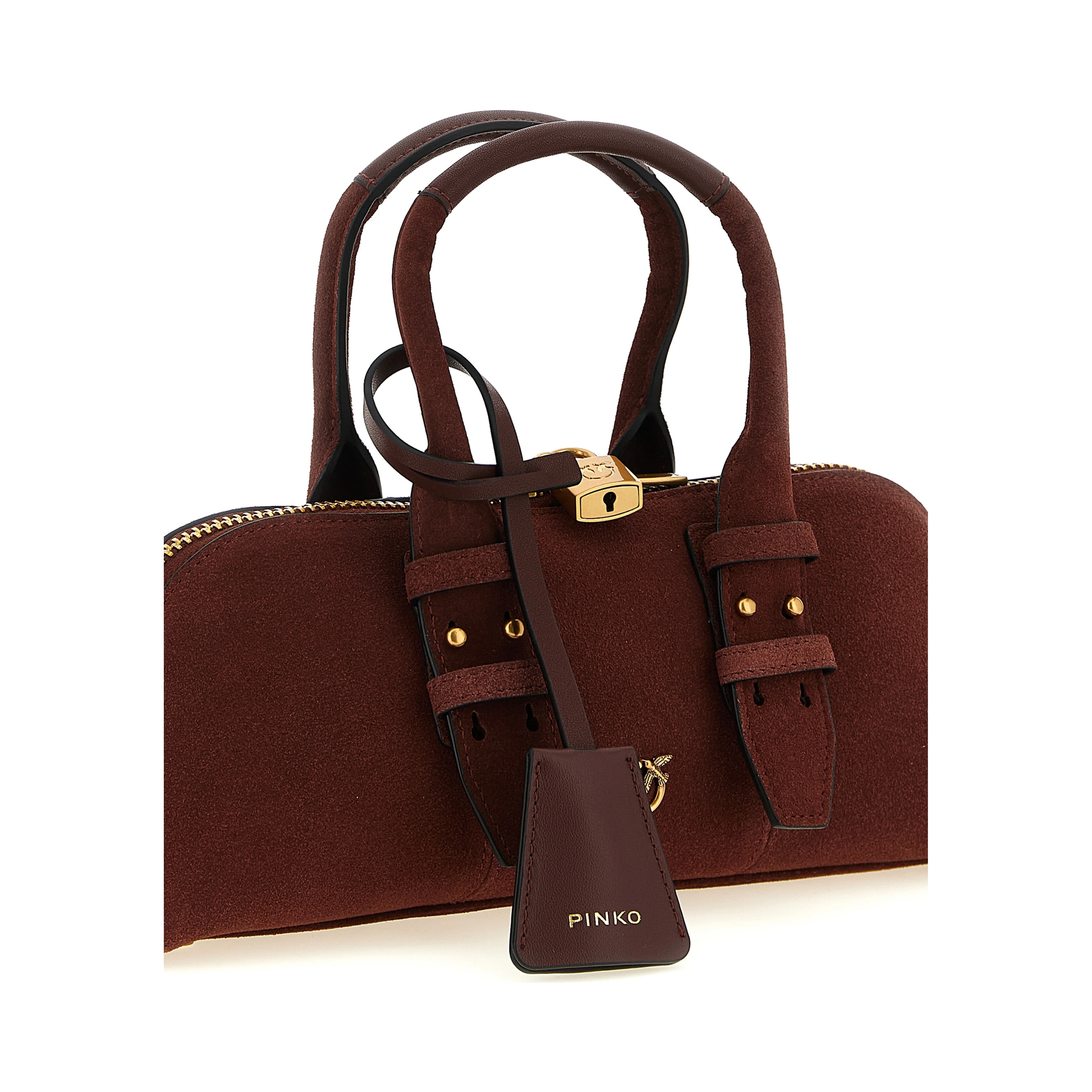 Bordeaux Cowhide Shoulder Bag