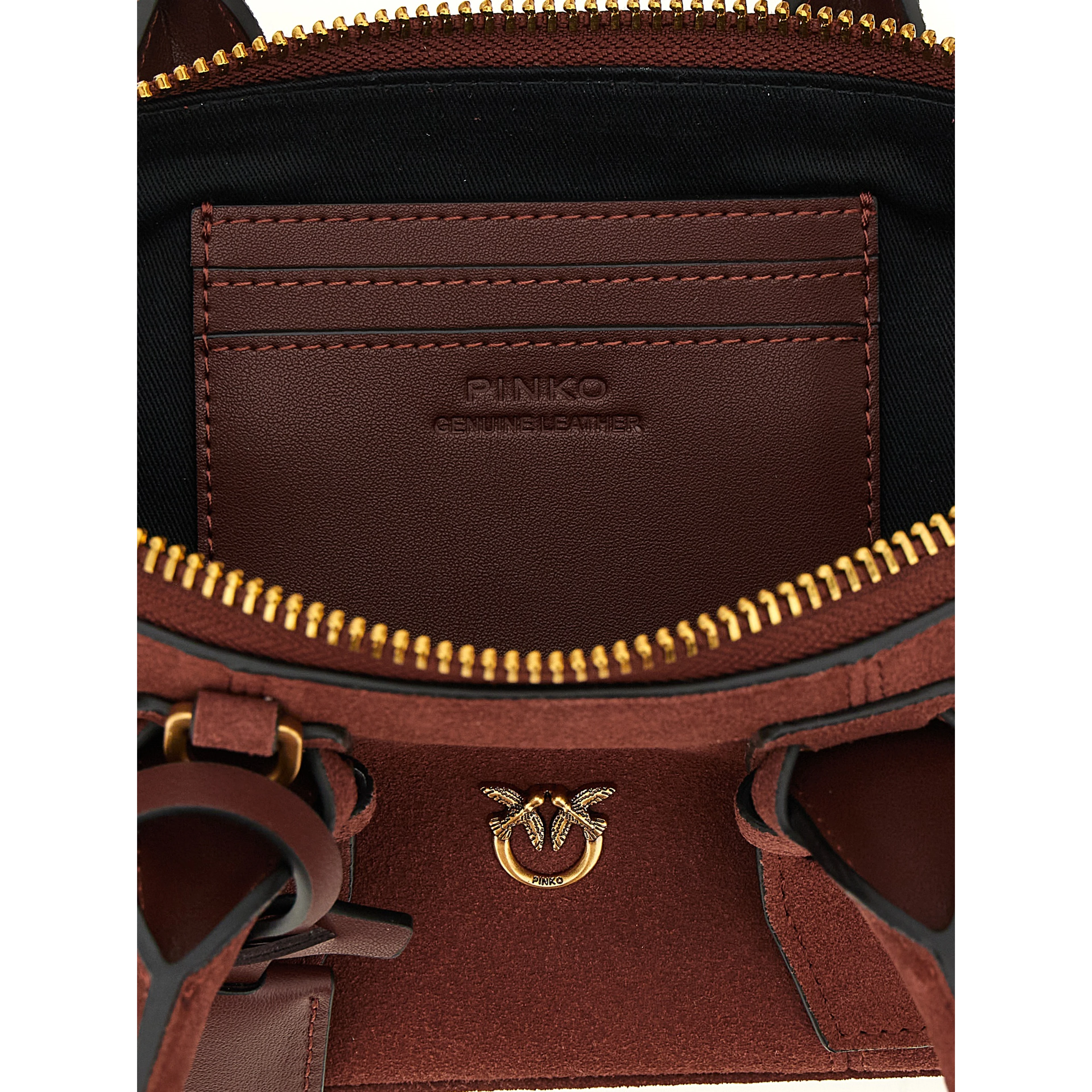 Bordeaux Cowhide Shoulder Bag