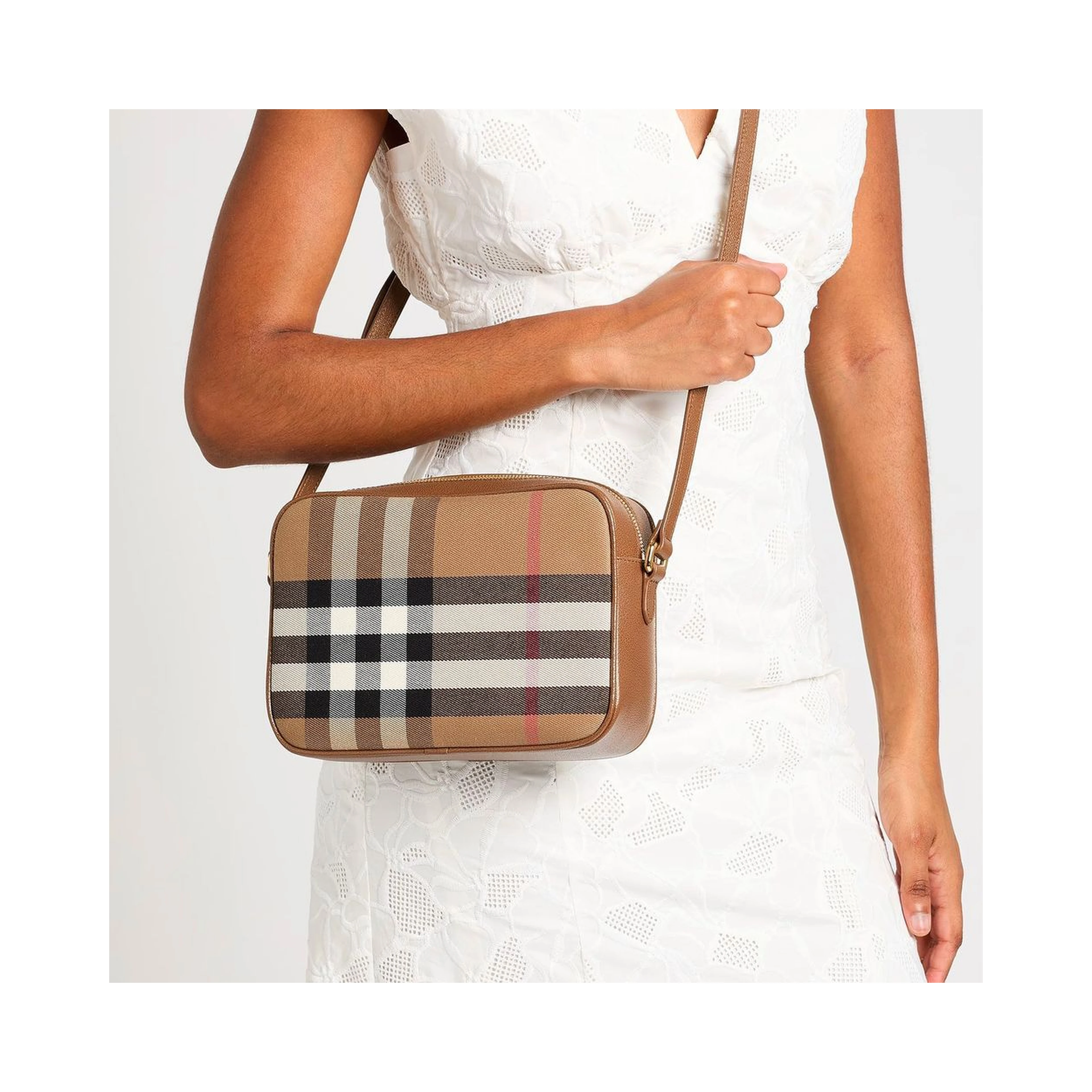 Brown Leather Shoulder Bag