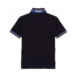 Blue Cotton Men's Polo-Shirt