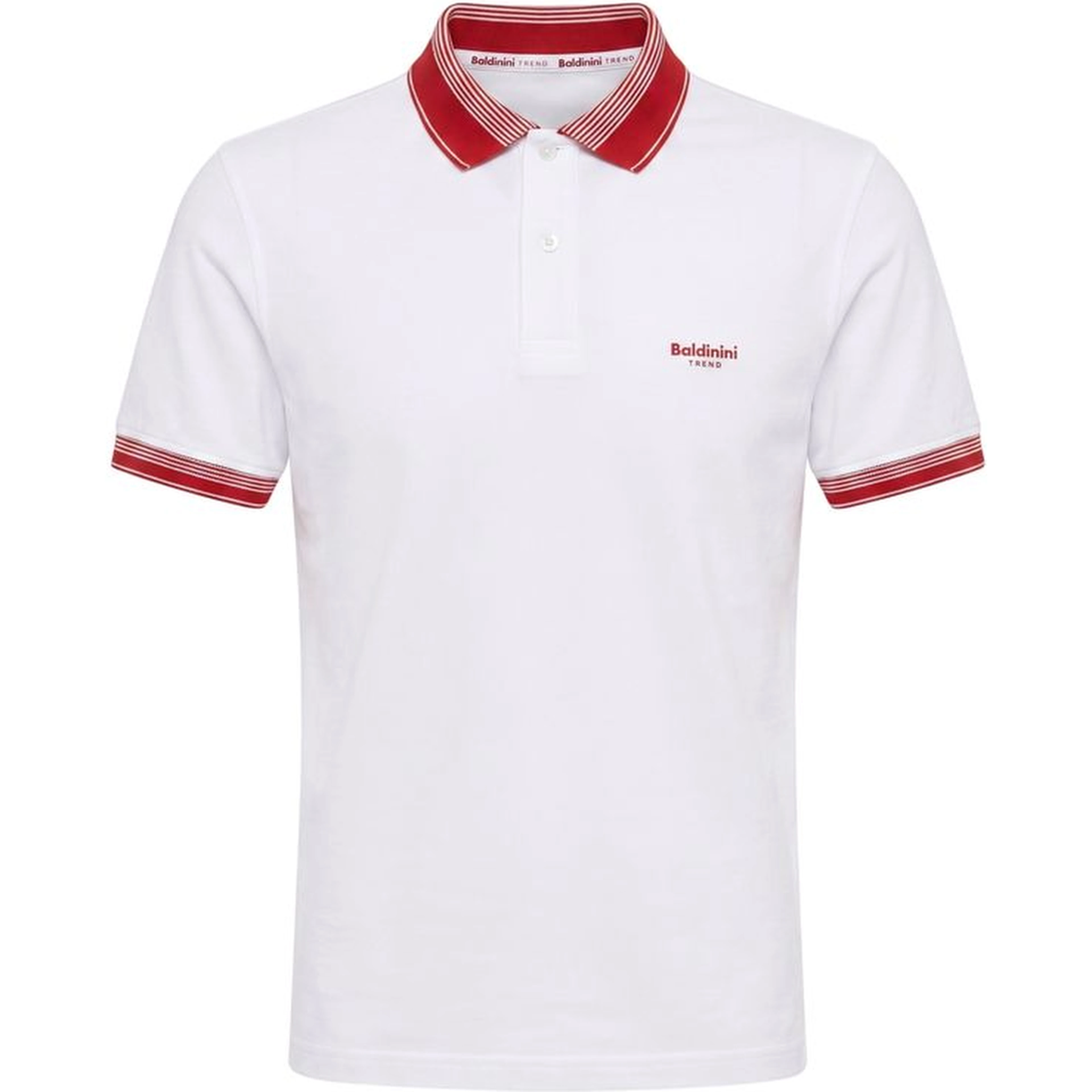 White Cotton Men Polo