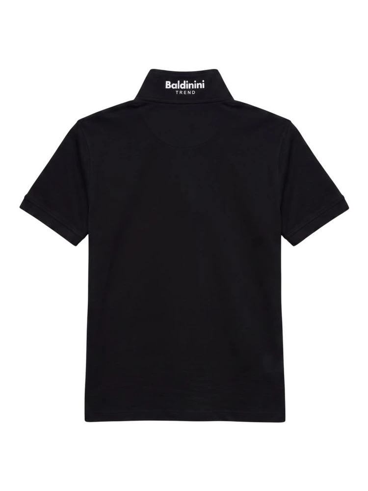 Black Cotton Men Polo alternative