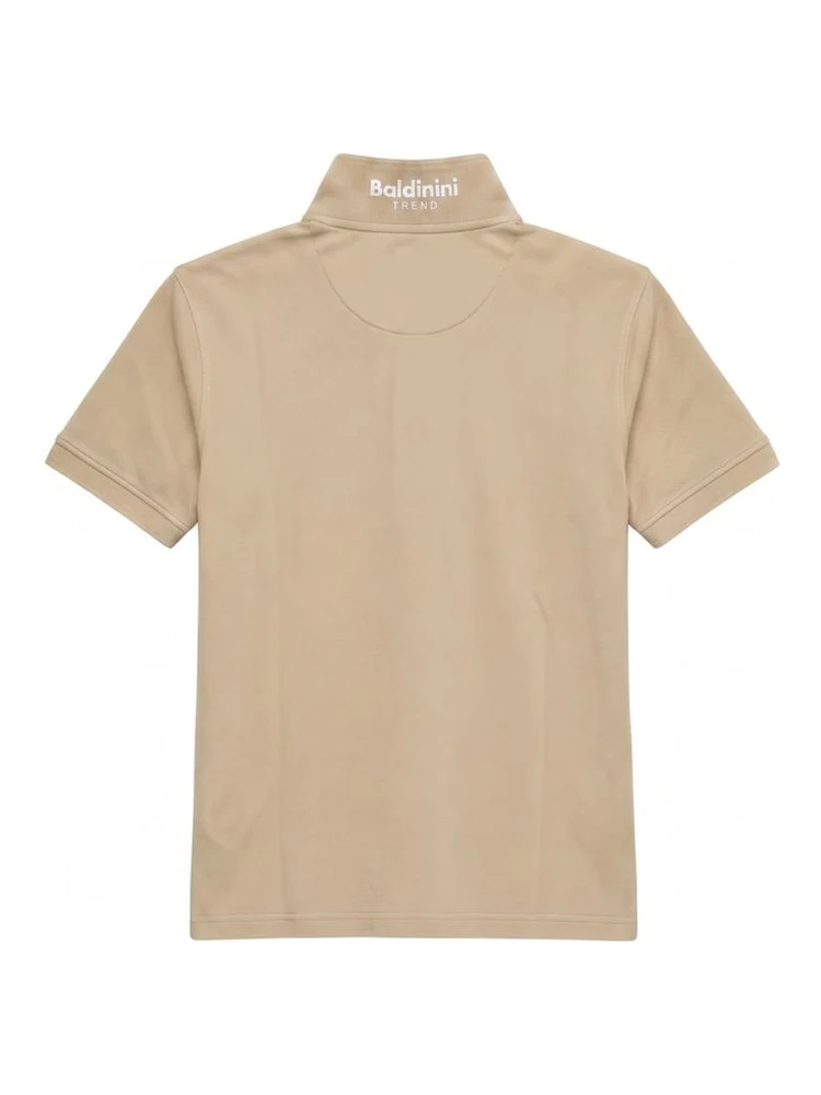 Beige Cotton Men Polo-Shirt alternative