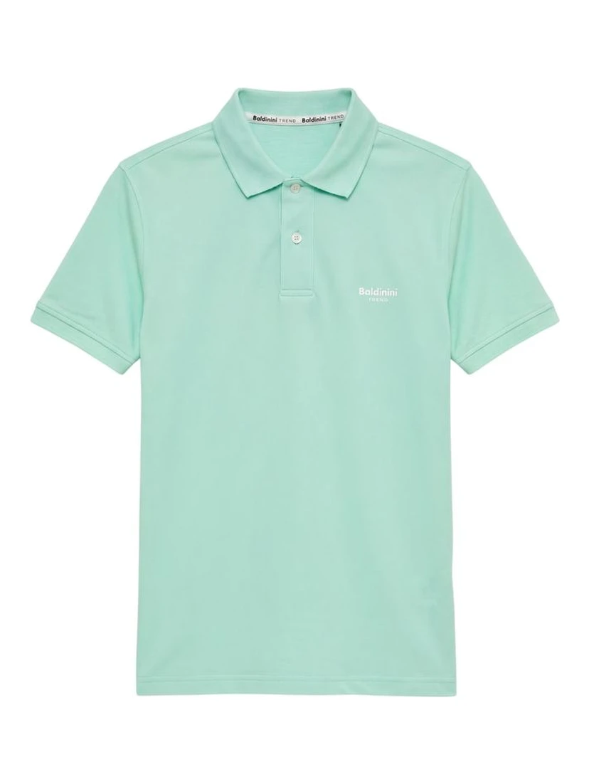 Green Cotton Men's Polo-Shirt