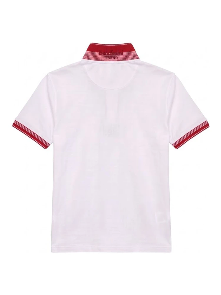 White Cotton Men Polo alternative