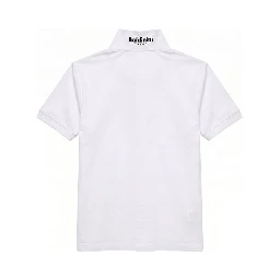 White Cotton Men Polo