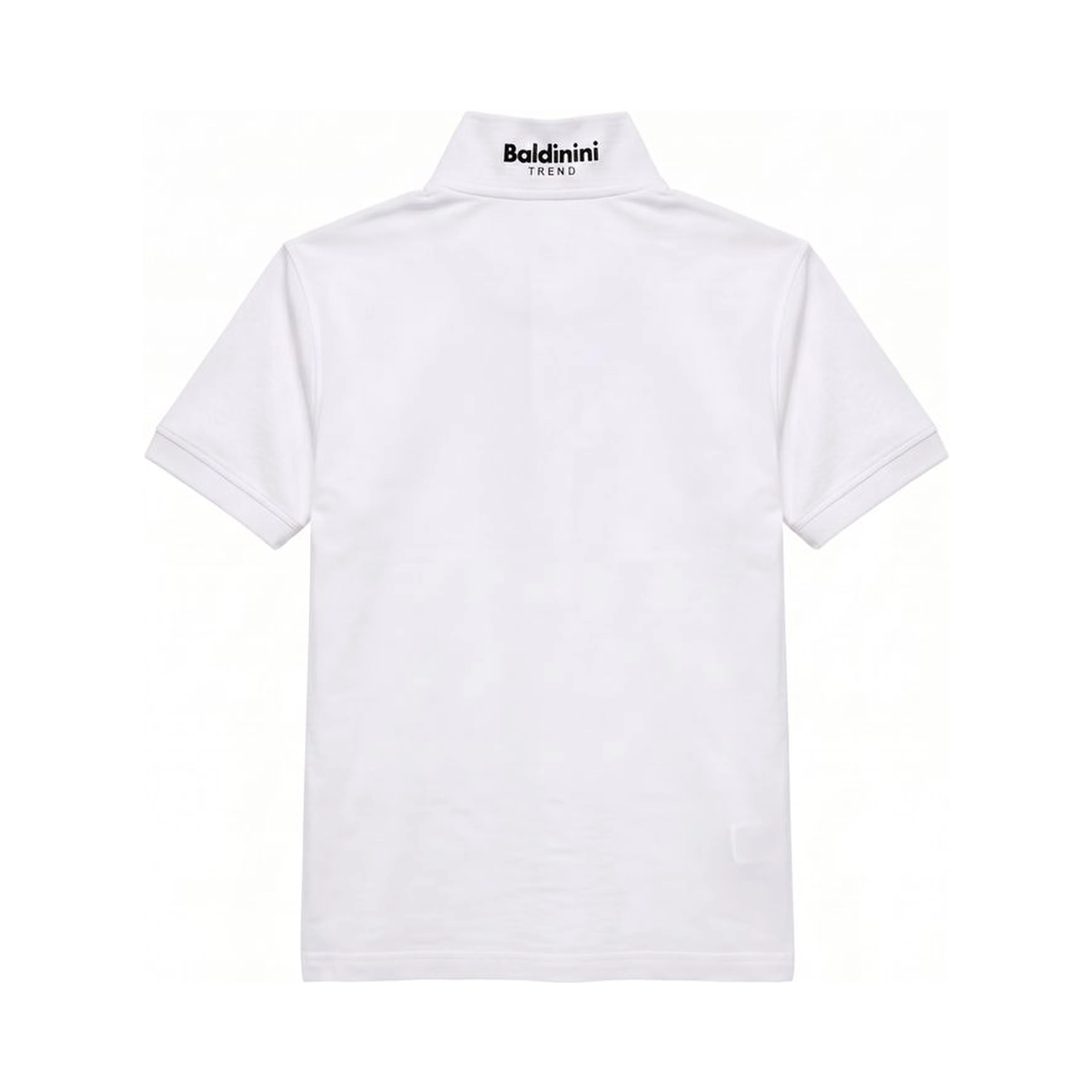 White Cotton Men Polo