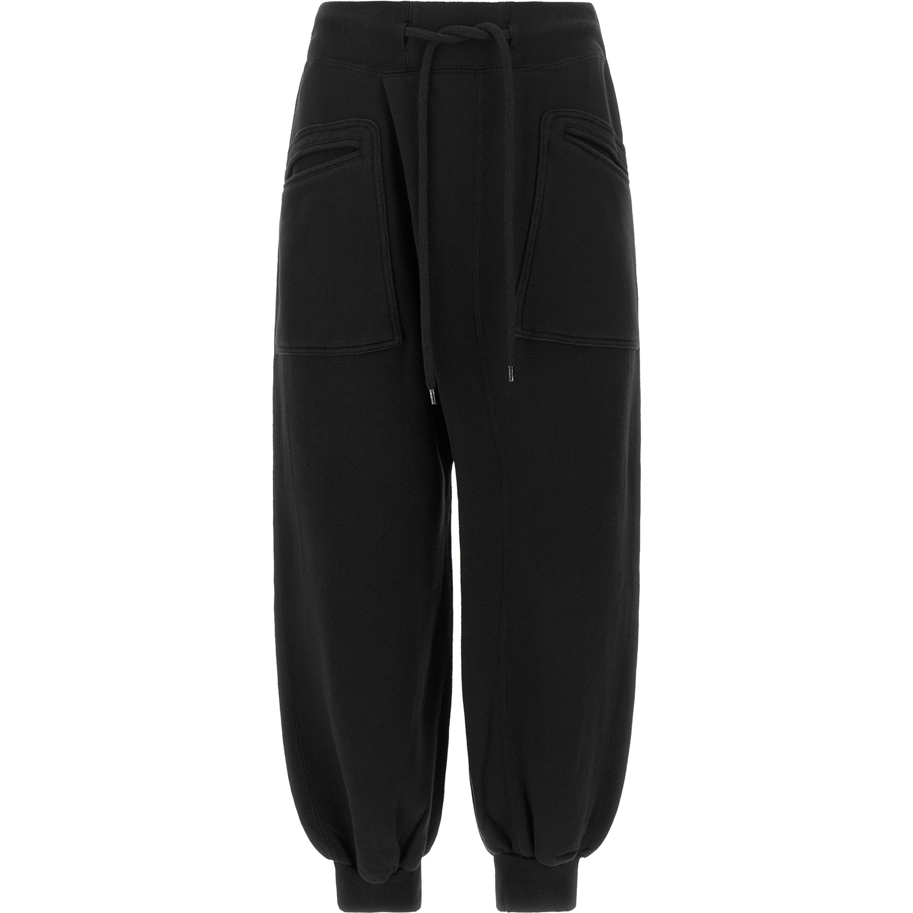 Black Cotton Joggers (Workout Pants)