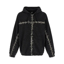 Black Cotton Sweatshirt