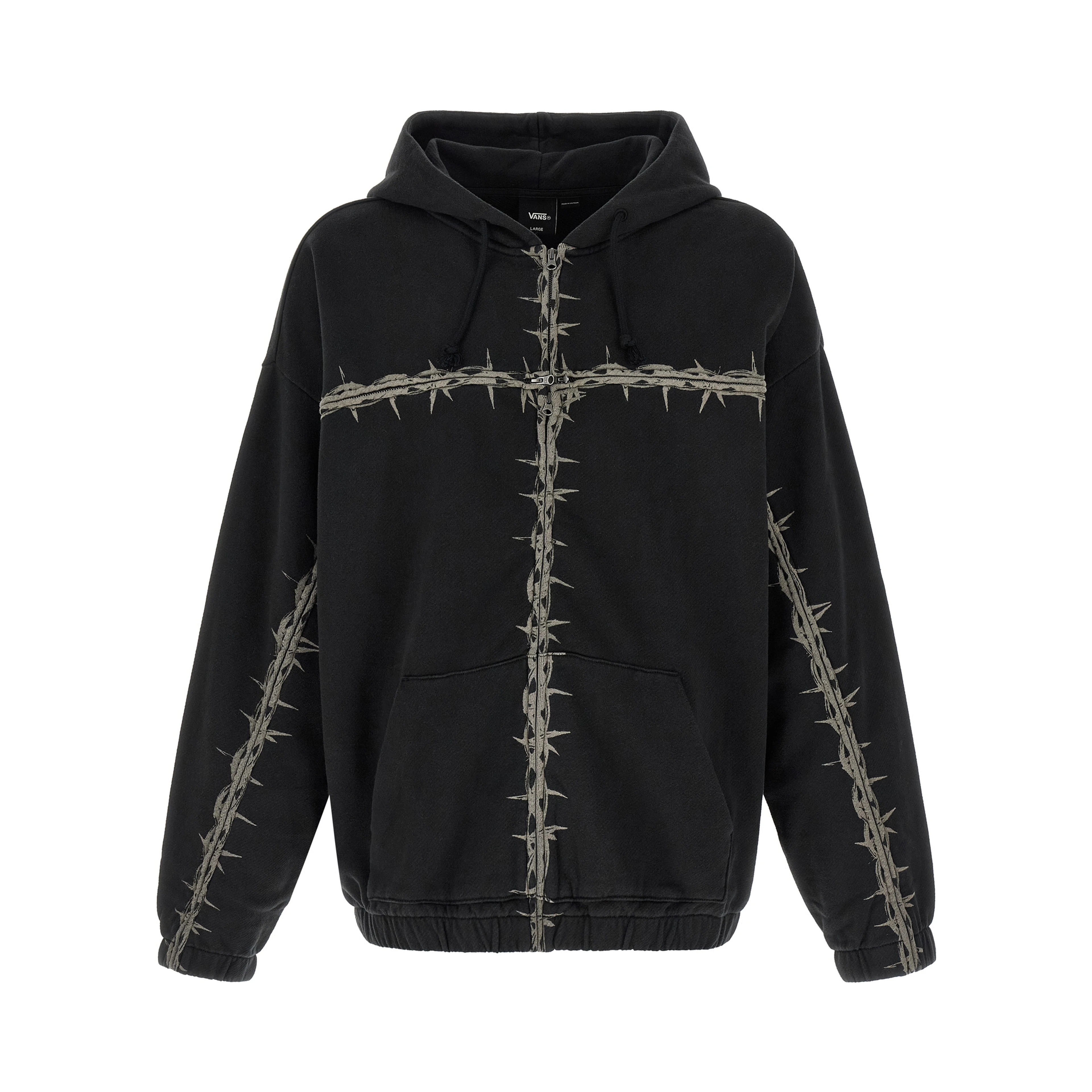 Black Cotton Sweatshirt