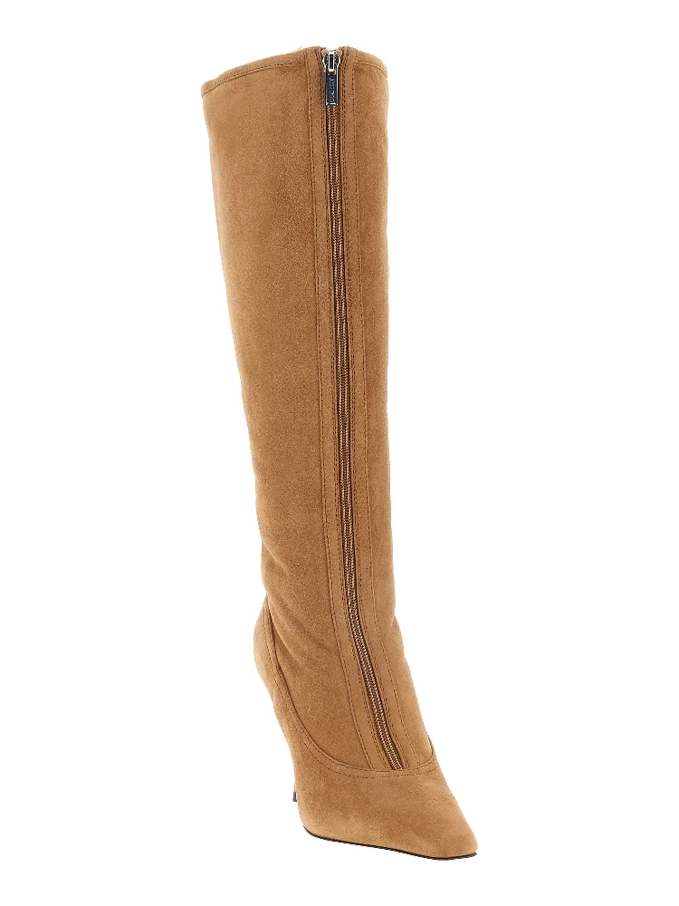 Beige Lamb Leather Over The Knee alternative