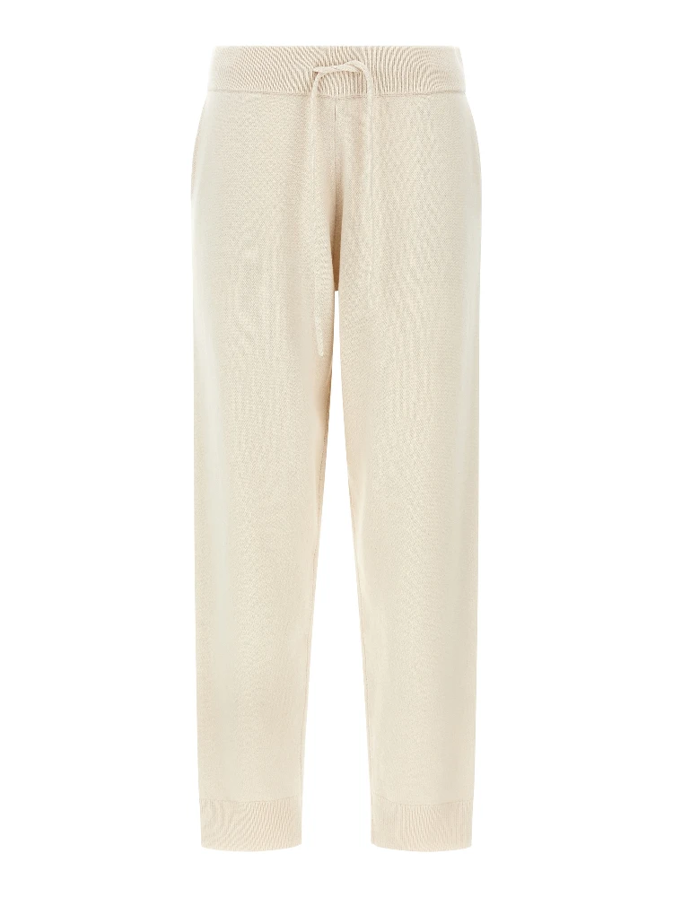 White Wool Athletic Pants