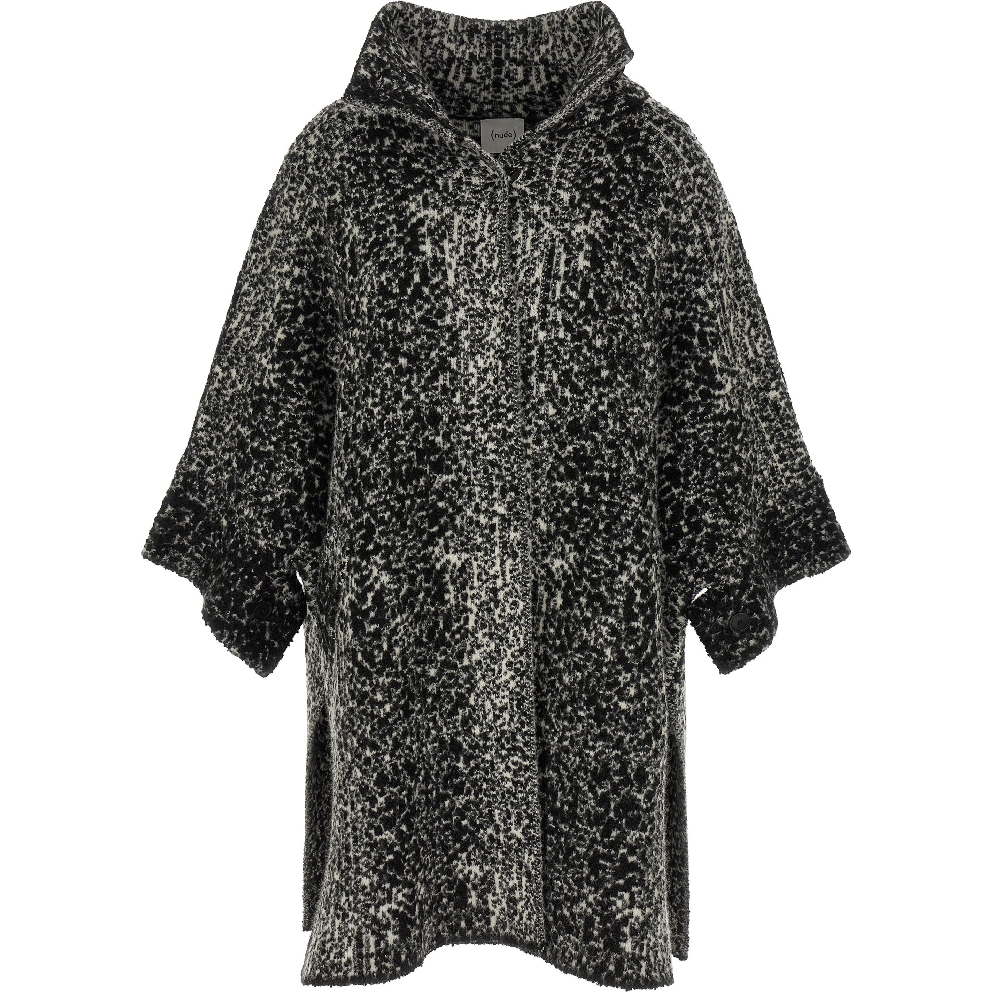 Bicolor Wool Coat