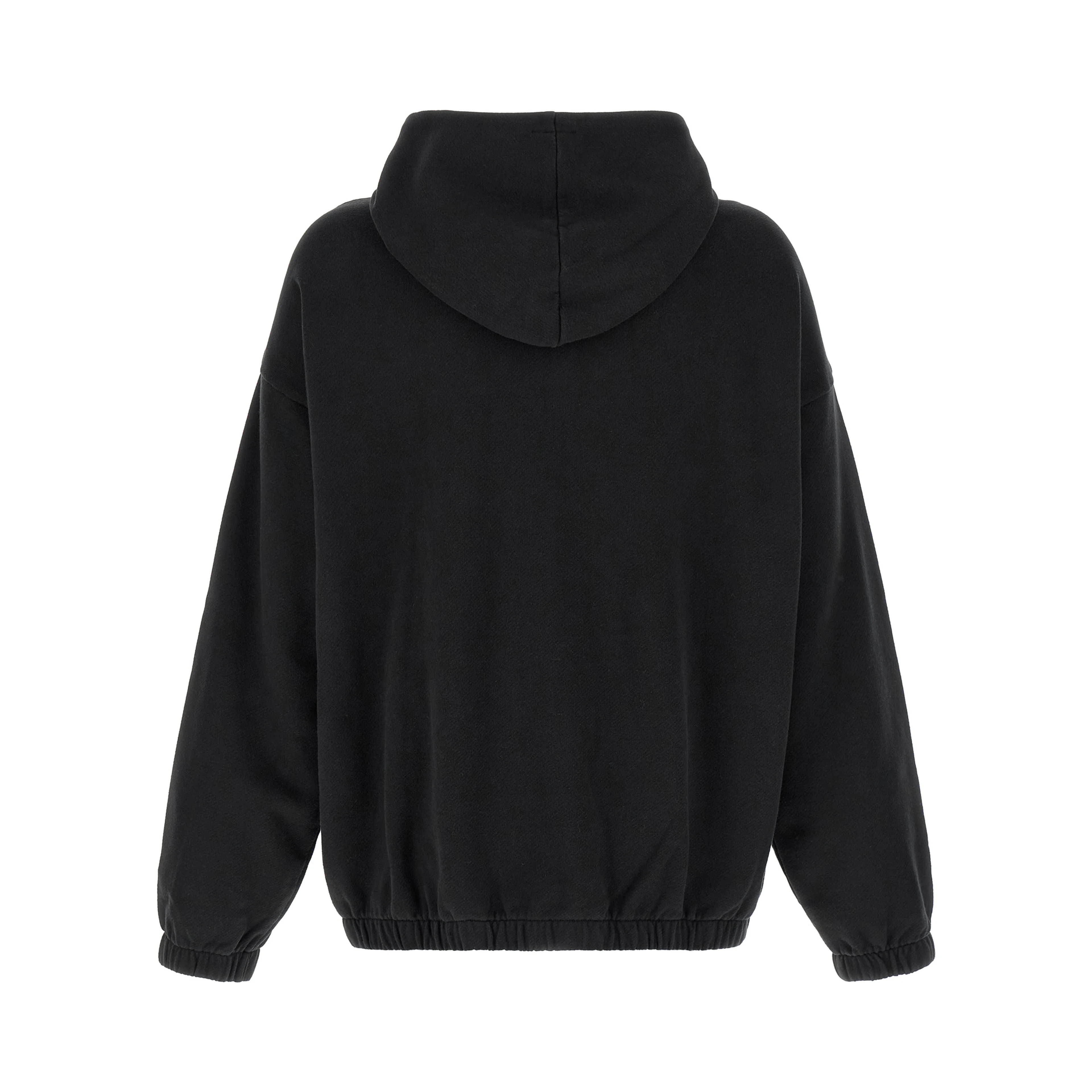 Black Cotton Sweatshirt