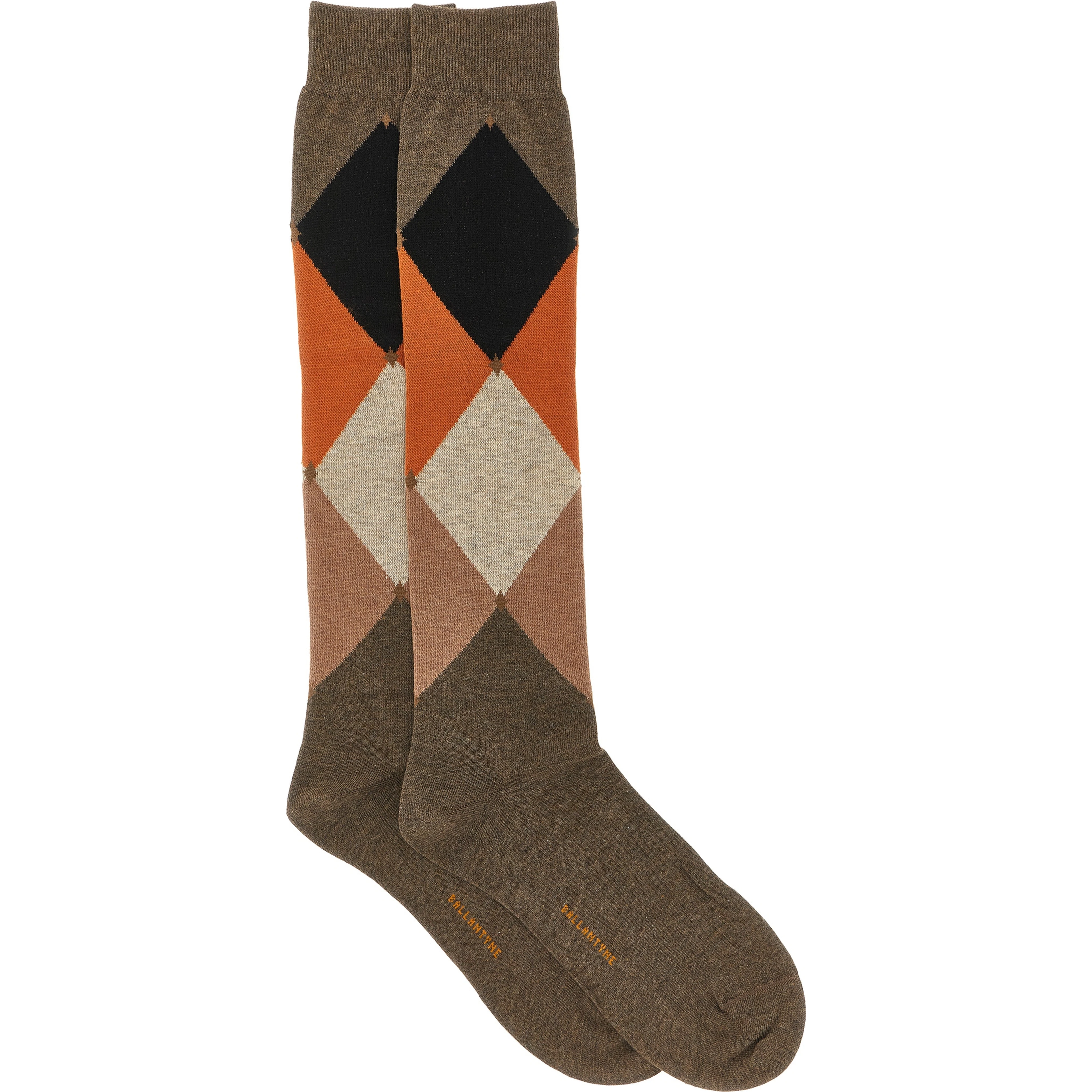 Brown Cotton Socks