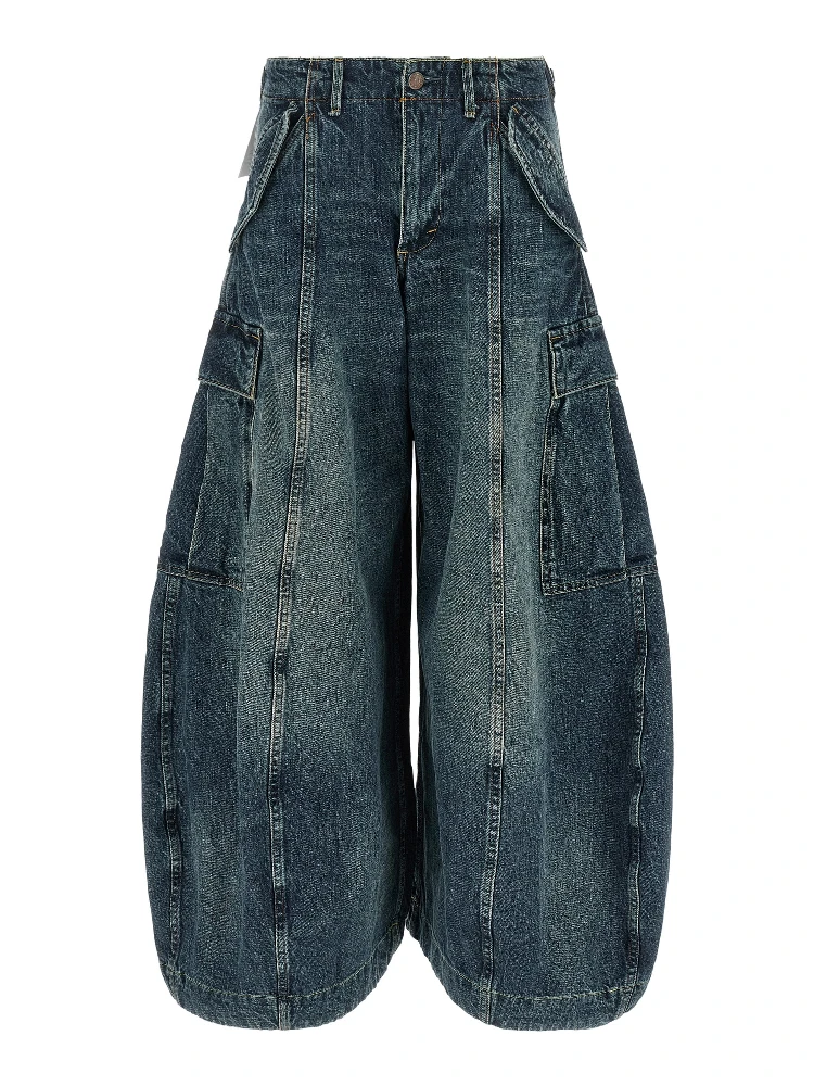 Blue Cotton Jeans Denim