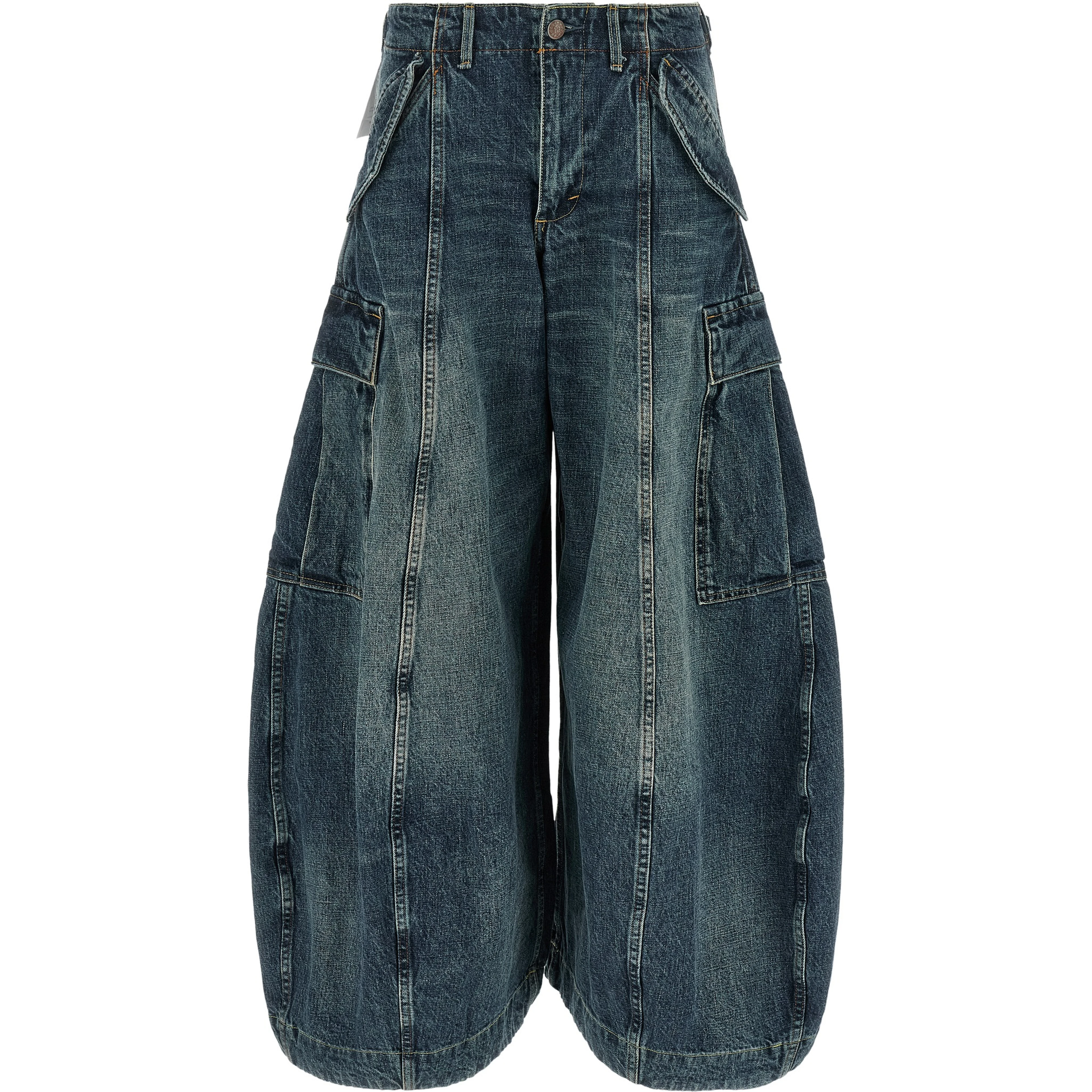 Blue Cotton Jeans Denim