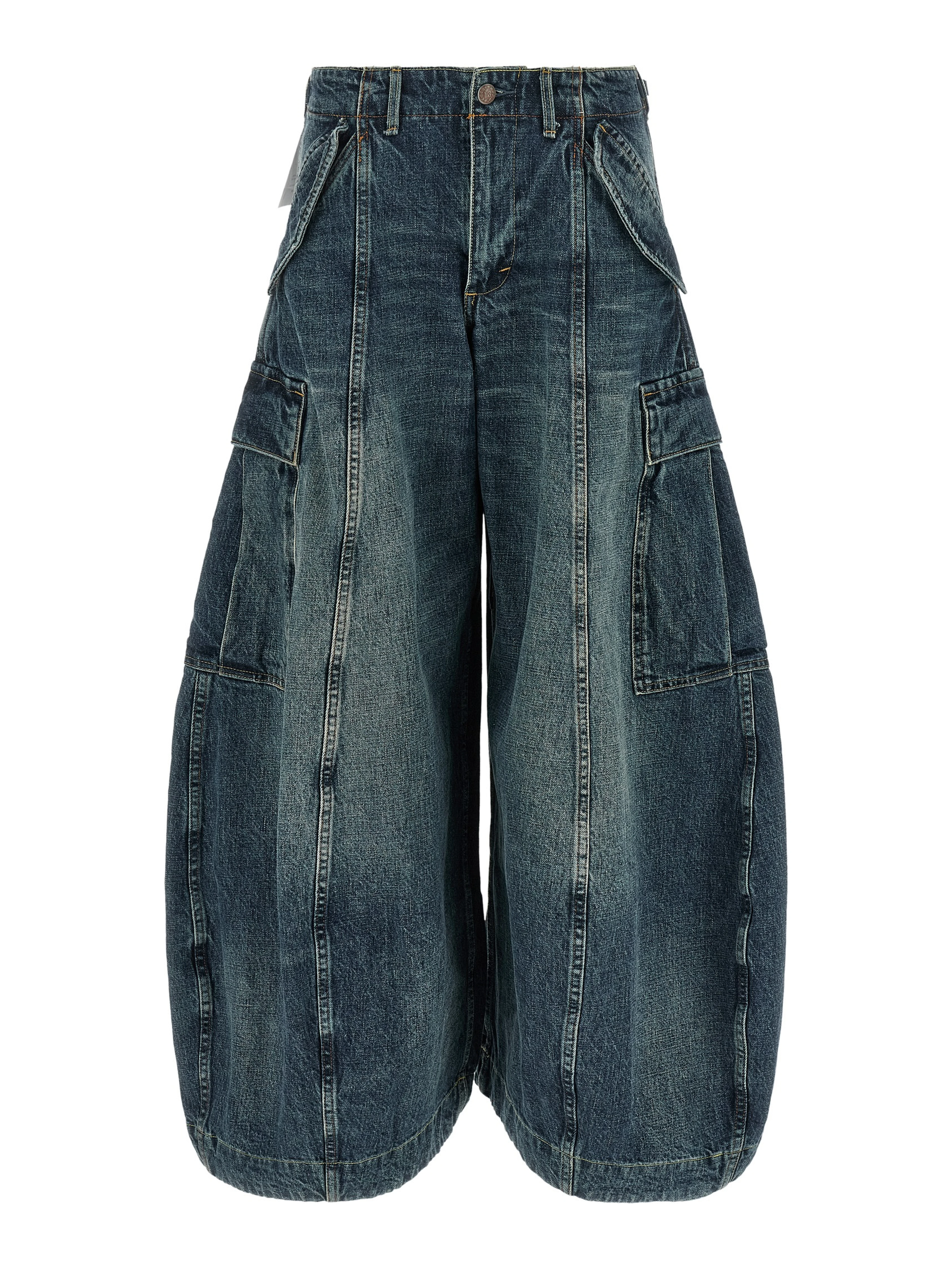 Blue Cotton Jeans Denim