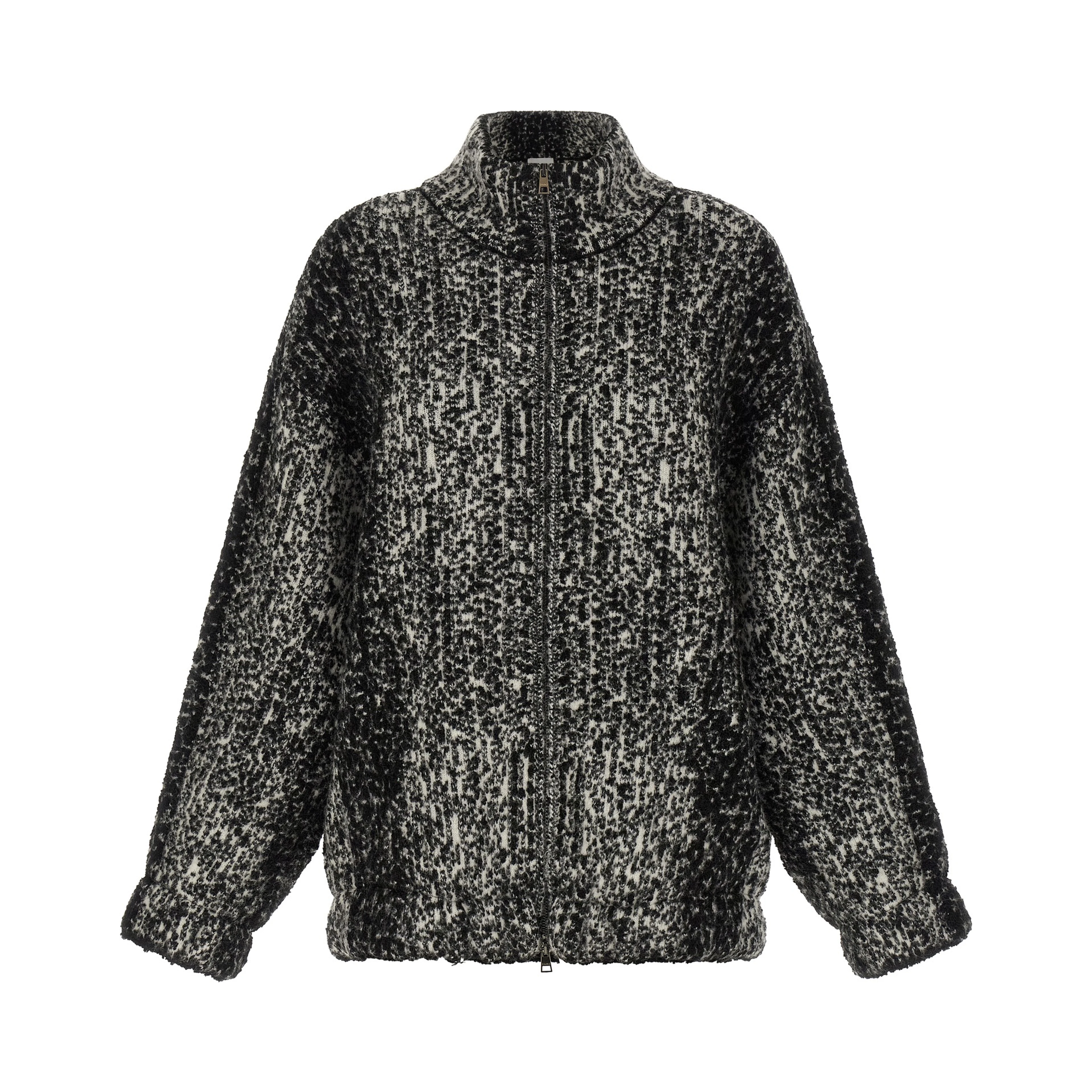 Bicolor Wool Bomber