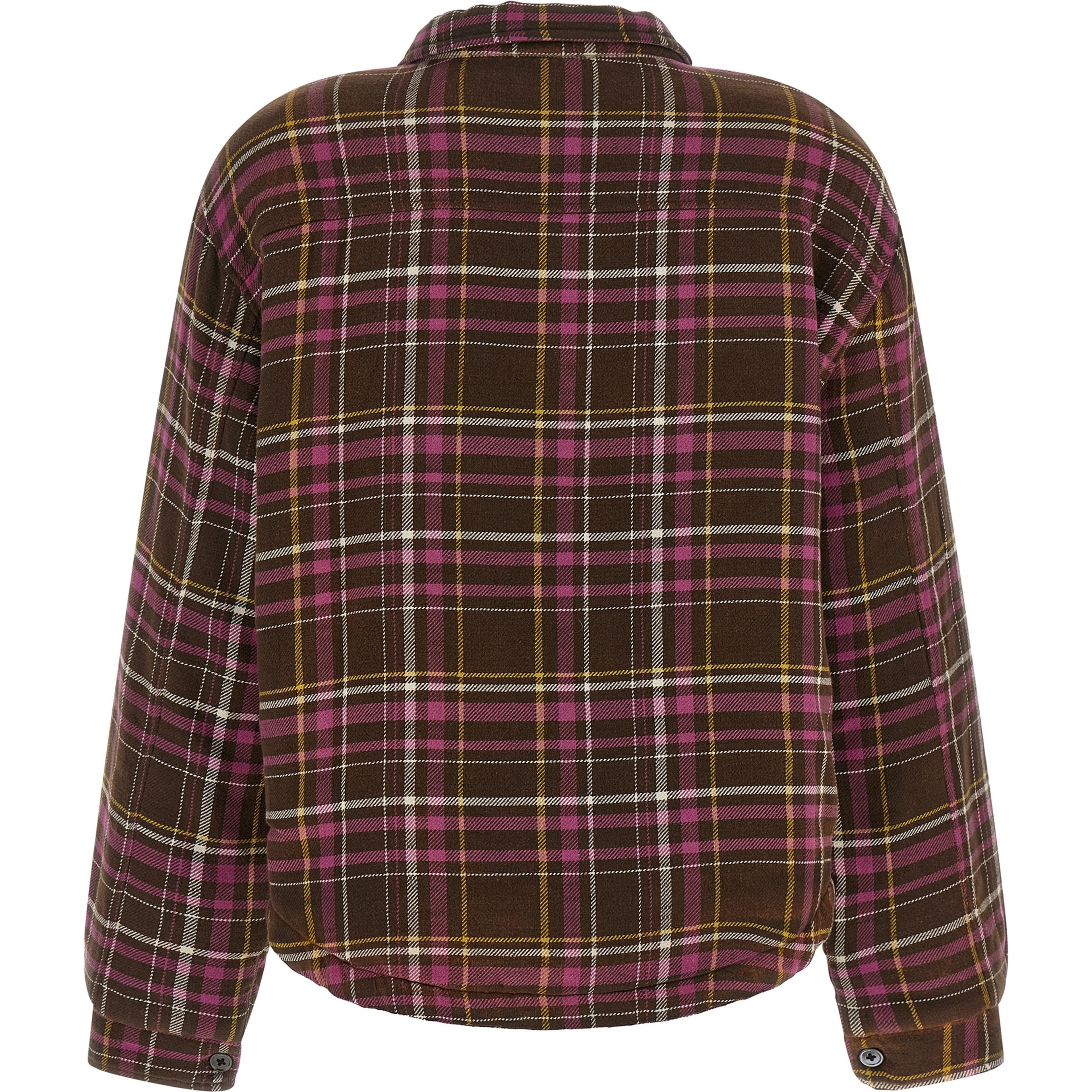Brown Cotton Shell Jacket