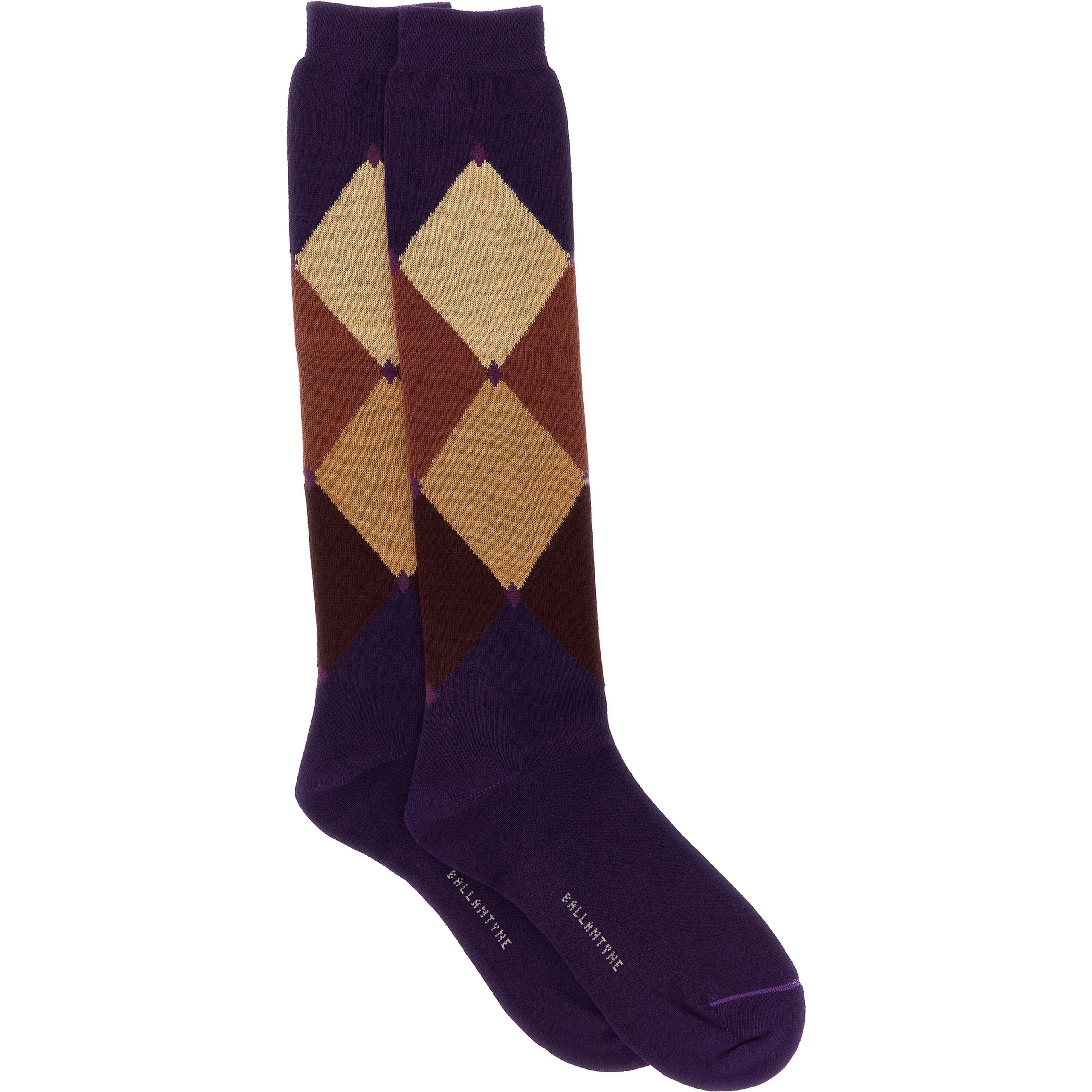Purple Cotton Socks