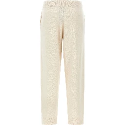 White Wool Athletic Pants