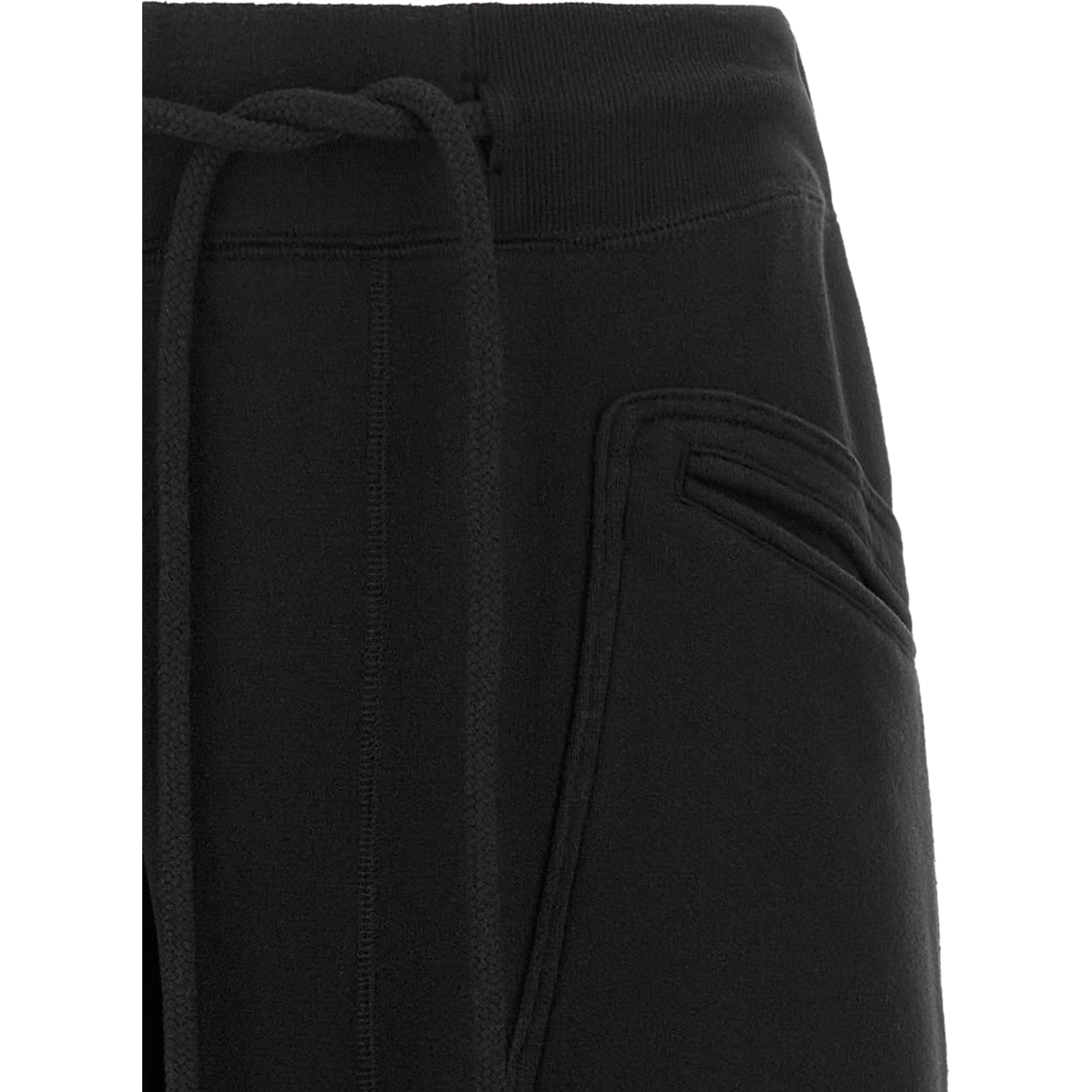 Black Cotton Joggers (Workout Pants)