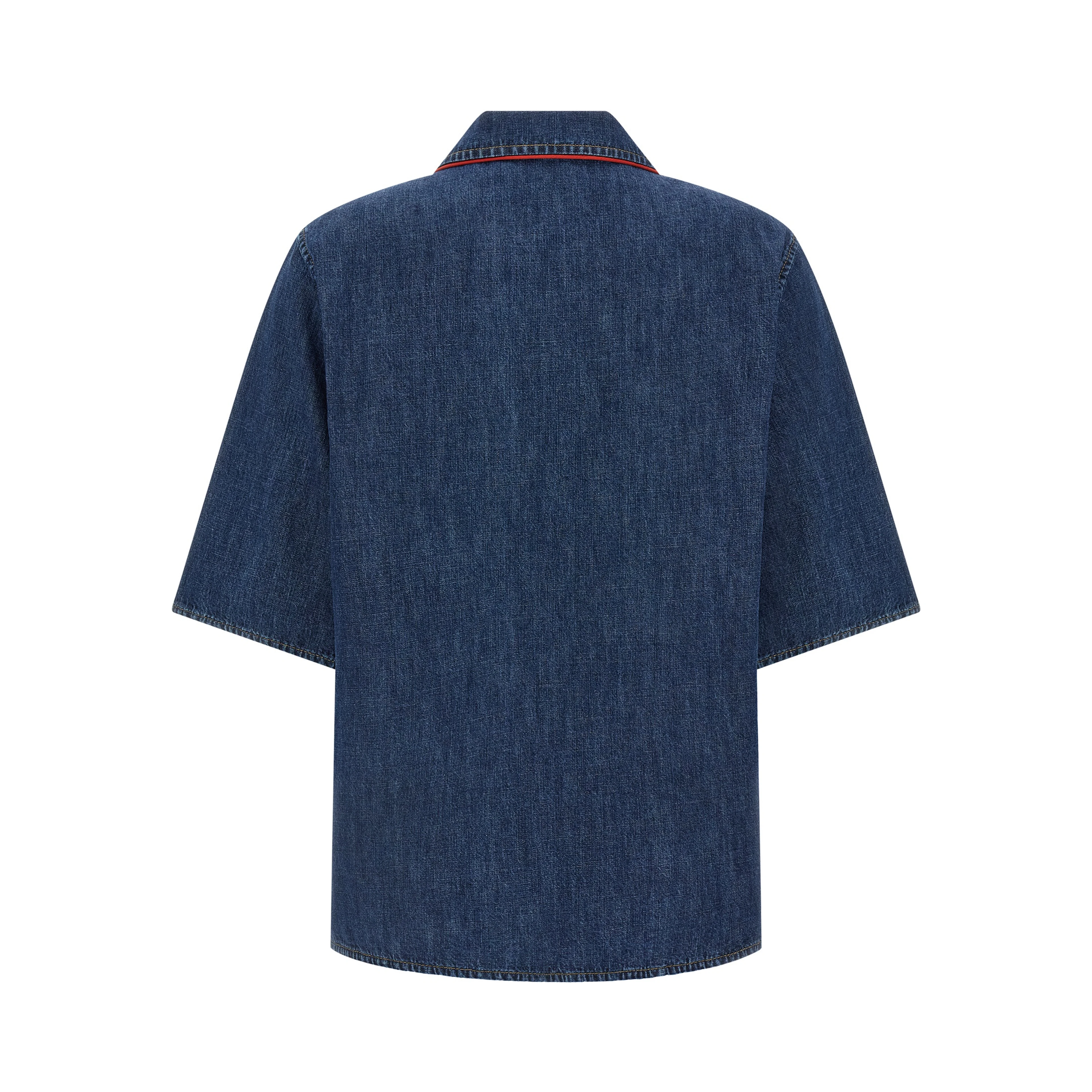 Blue Cotton Blouse