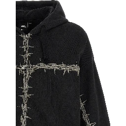 Black Cotton Sweatshirt