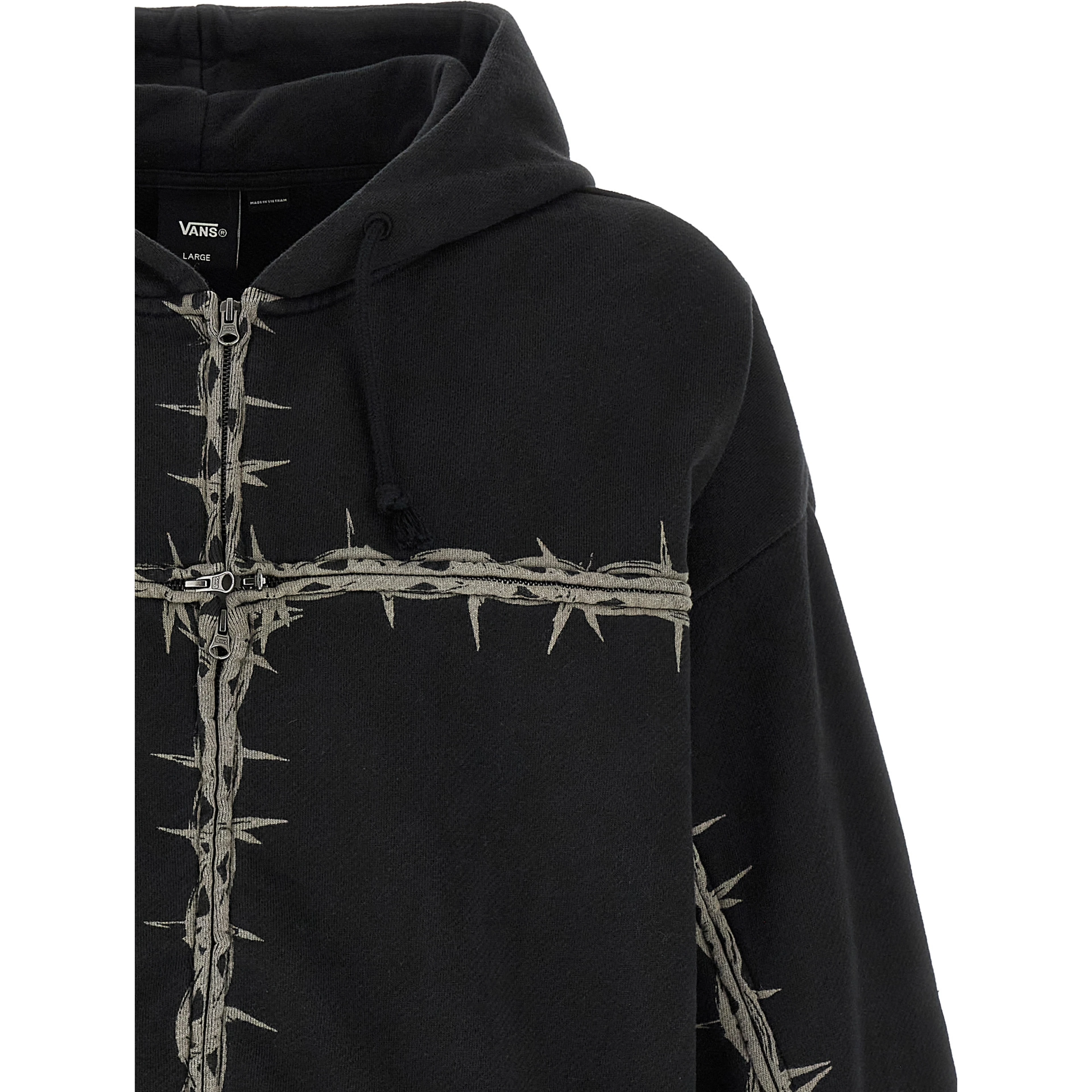 Black Cotton Sweatshirt