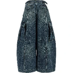 Blue Cotton Jeans Denim