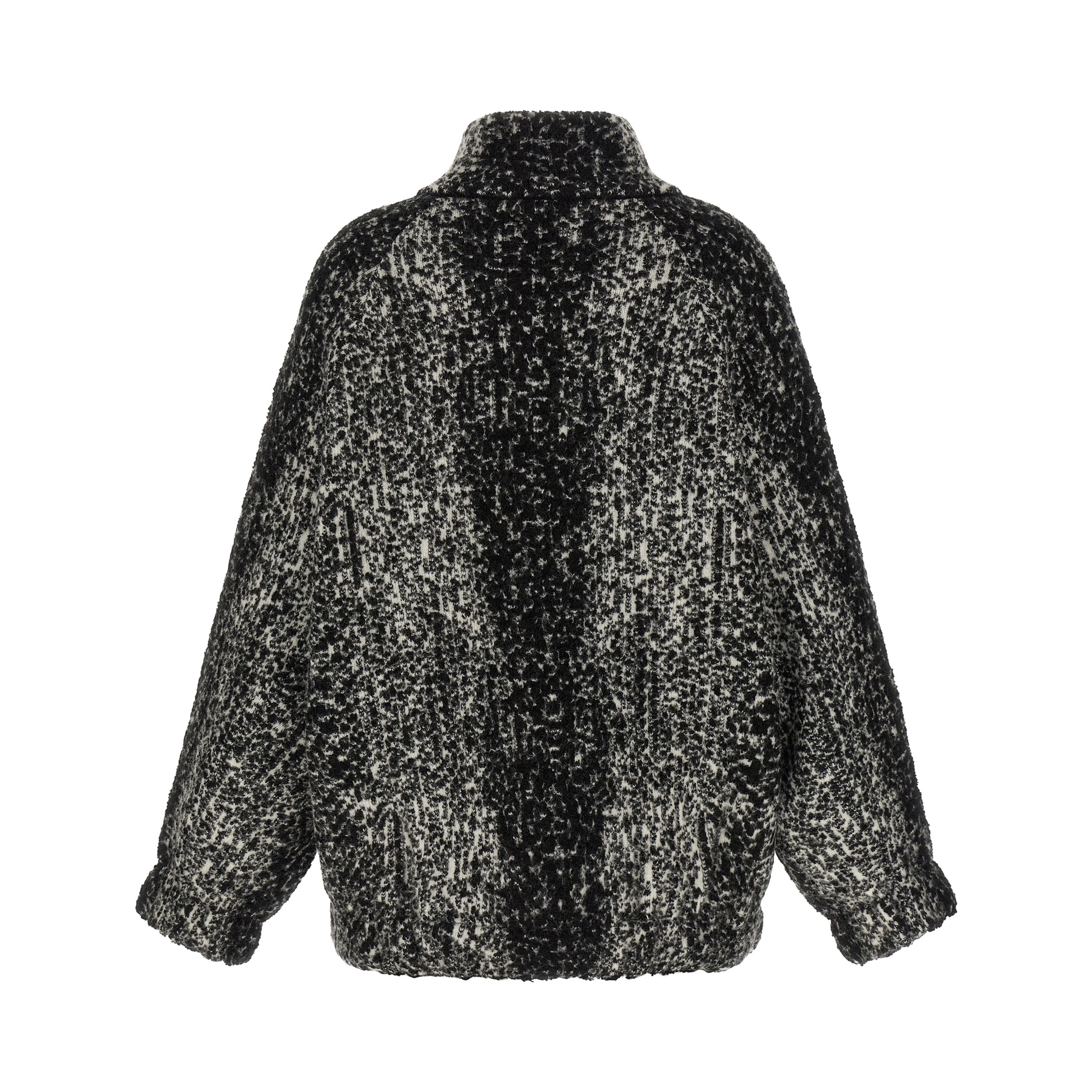Bicolor Wool Bomber