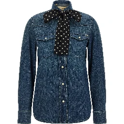 Blue Cotton Blouse