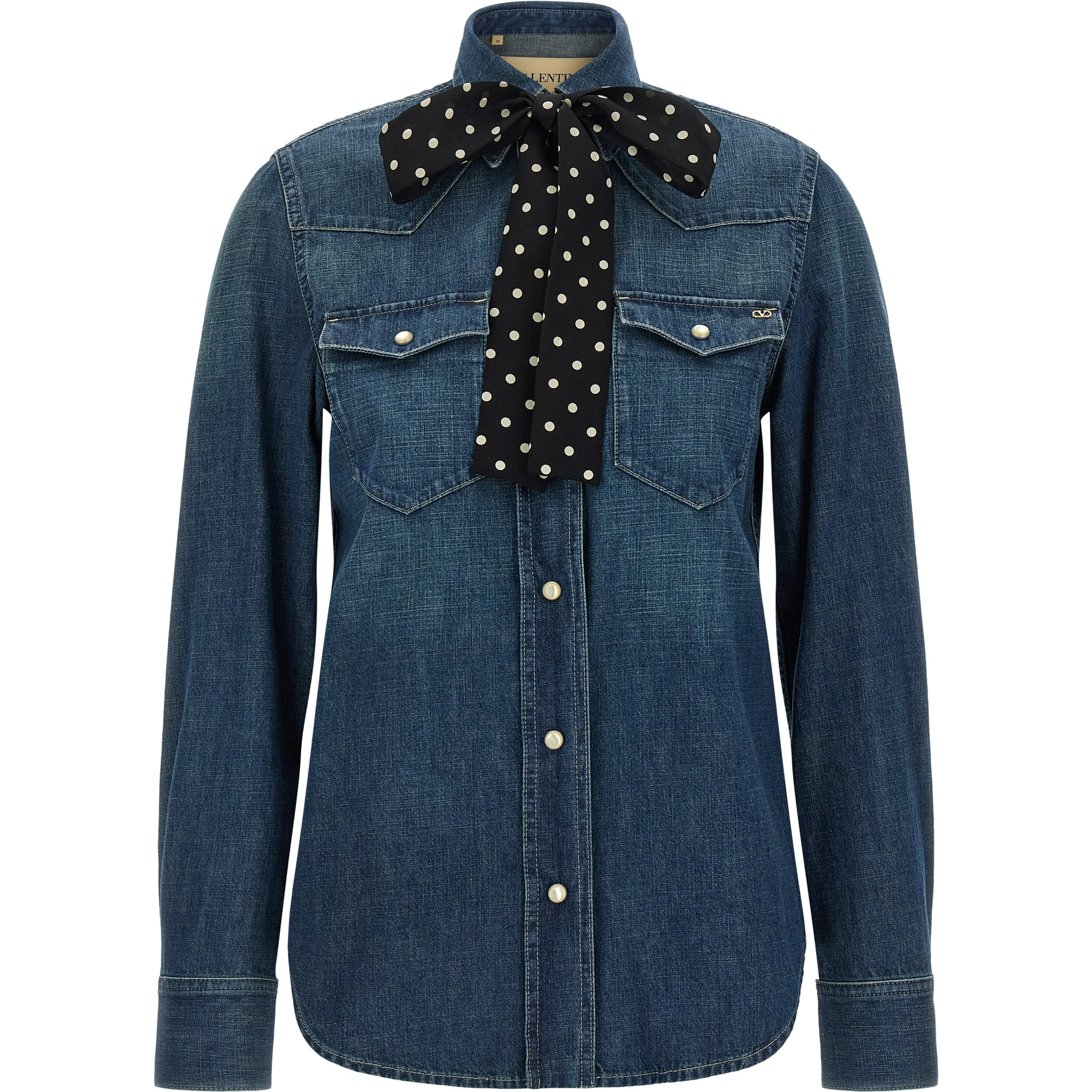 Blue Cotton Blouse