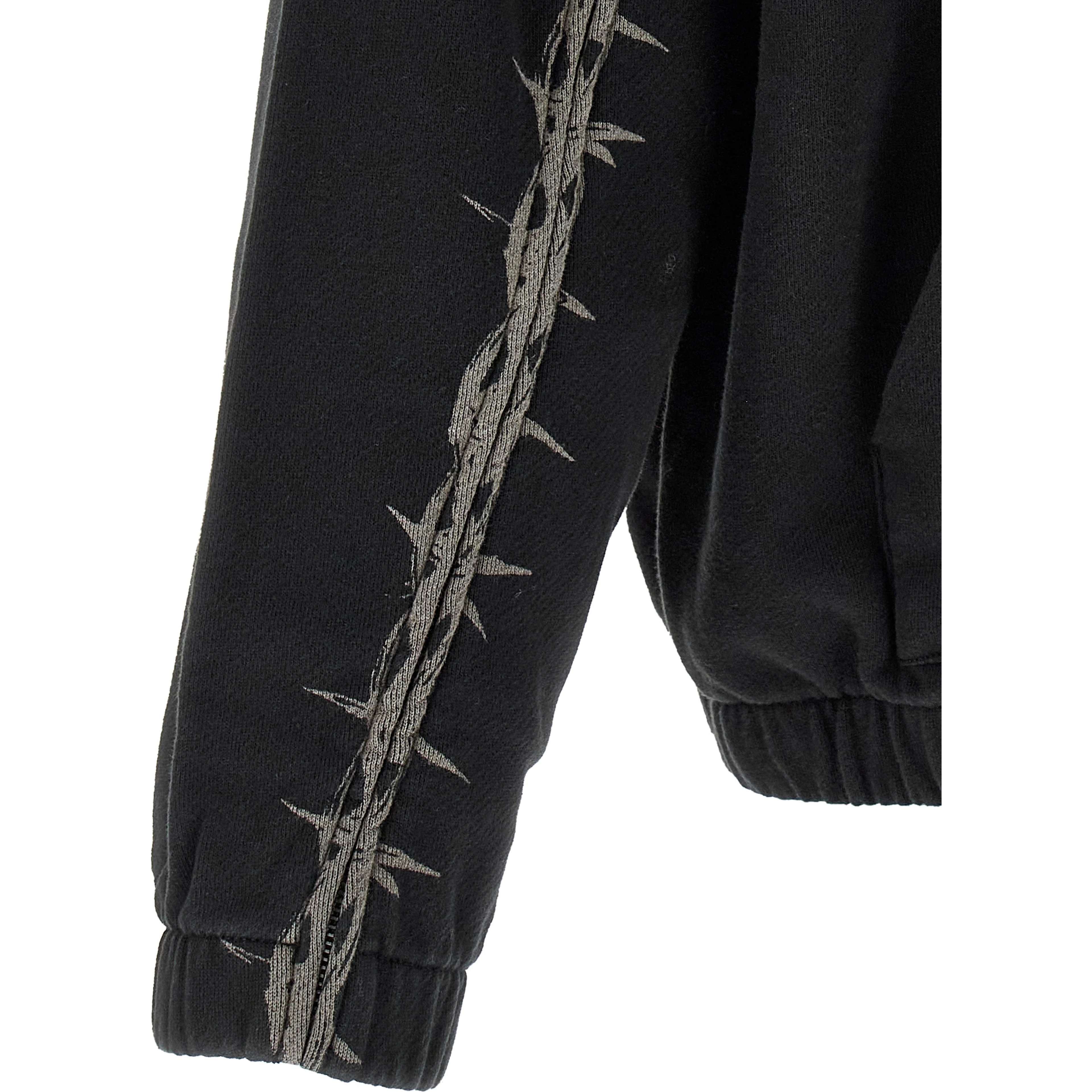 Black Cotton Sweatshirt