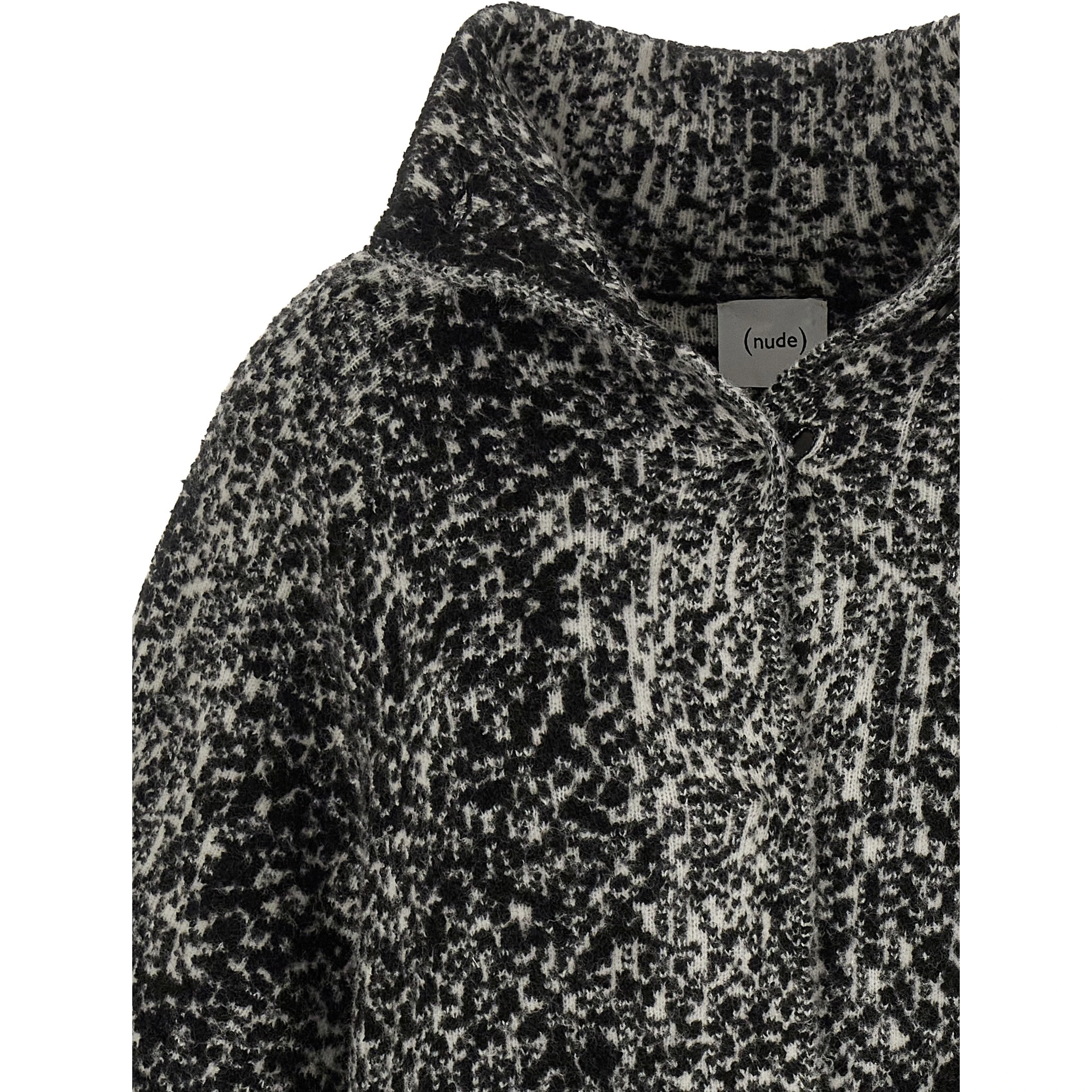 Bicolor Wool Coat