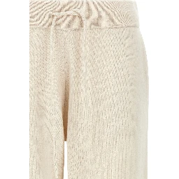 White Wool Athletic Pants