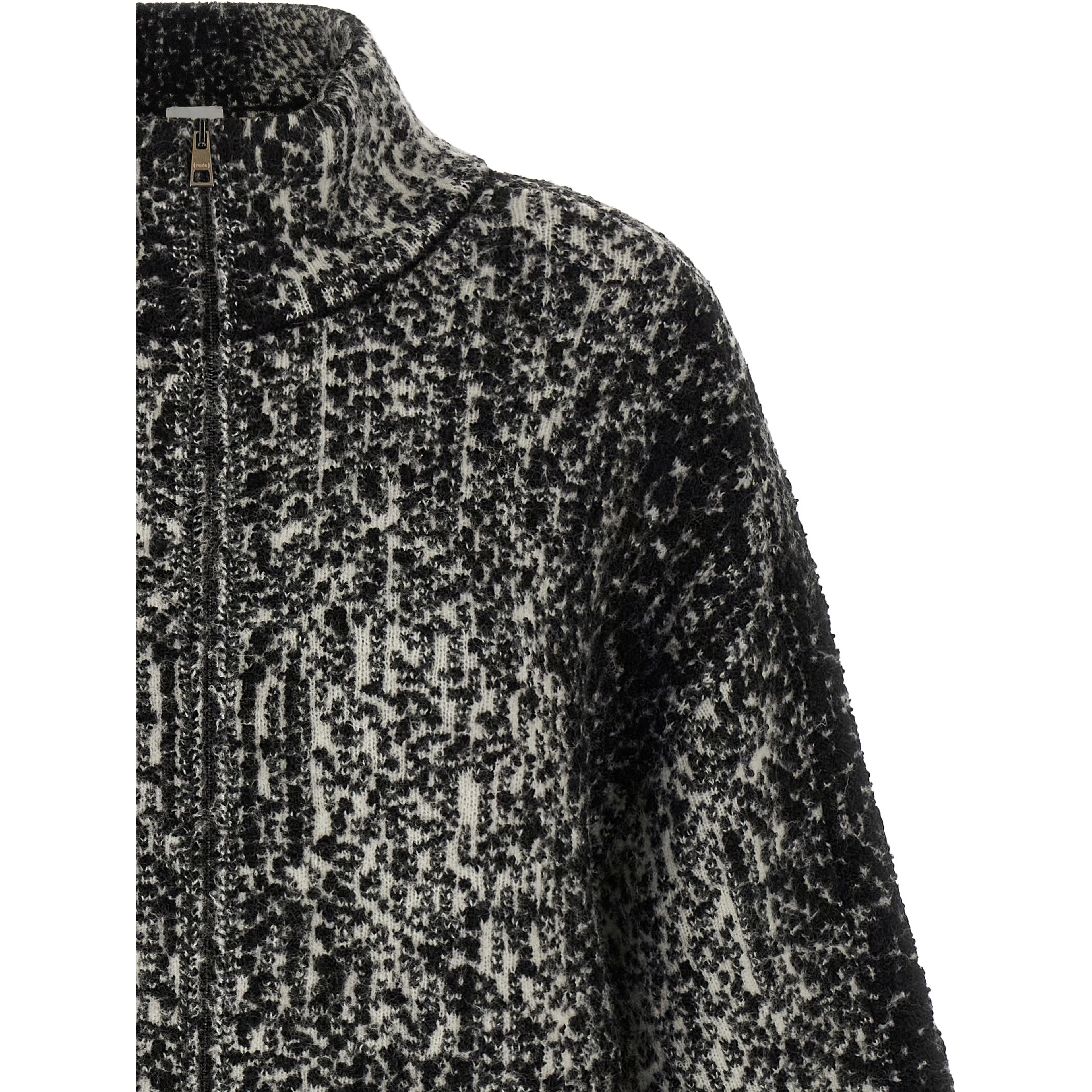 Bicolor Wool Bomber