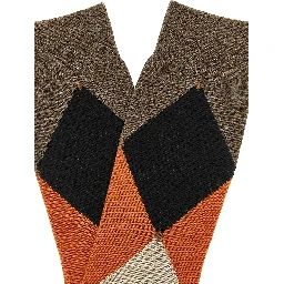 Brown Cotton Socks