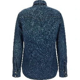 Blue Cotton Blouse