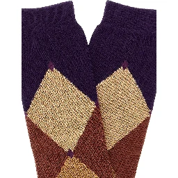 Purple Cotton Socks