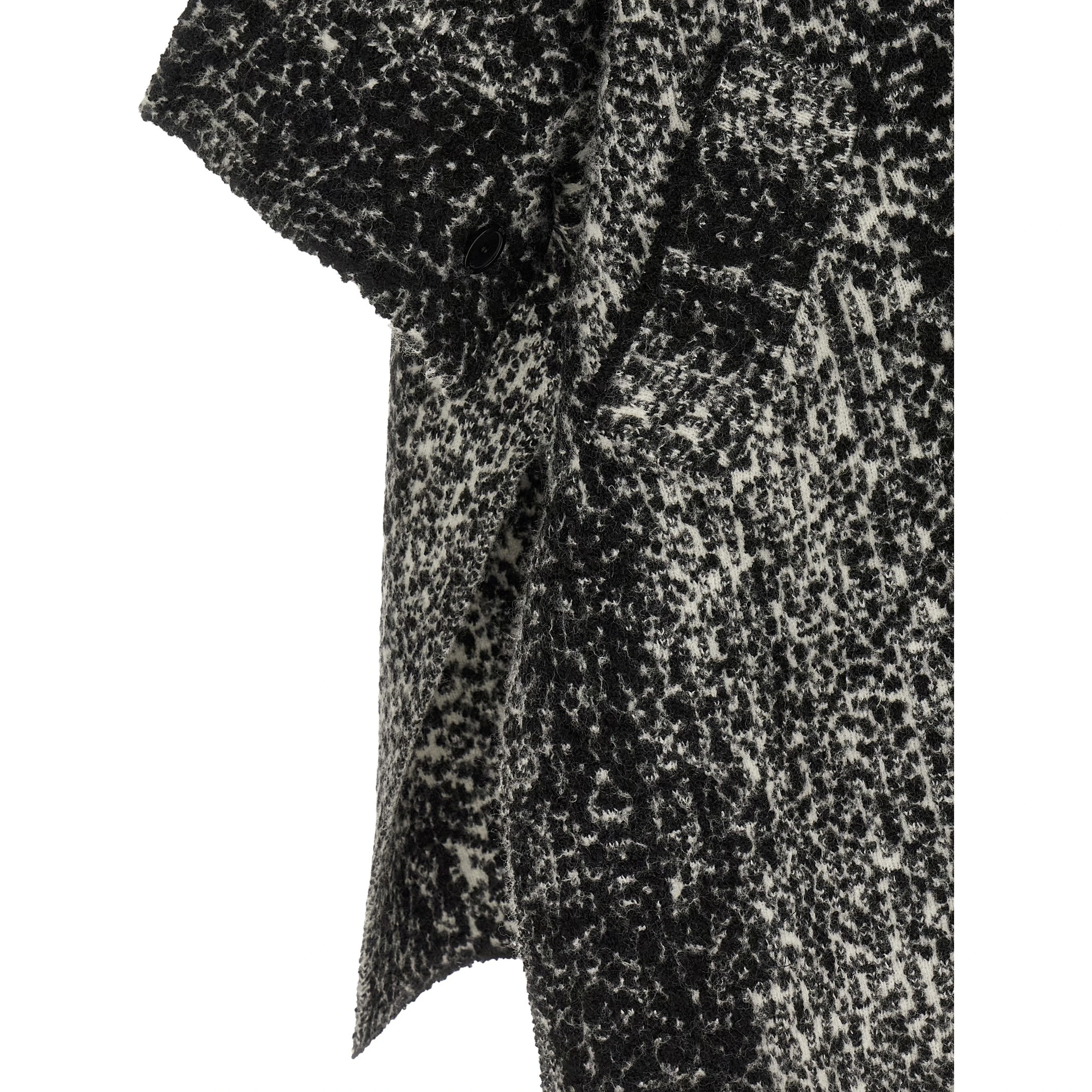 Bicolor Wool Coat